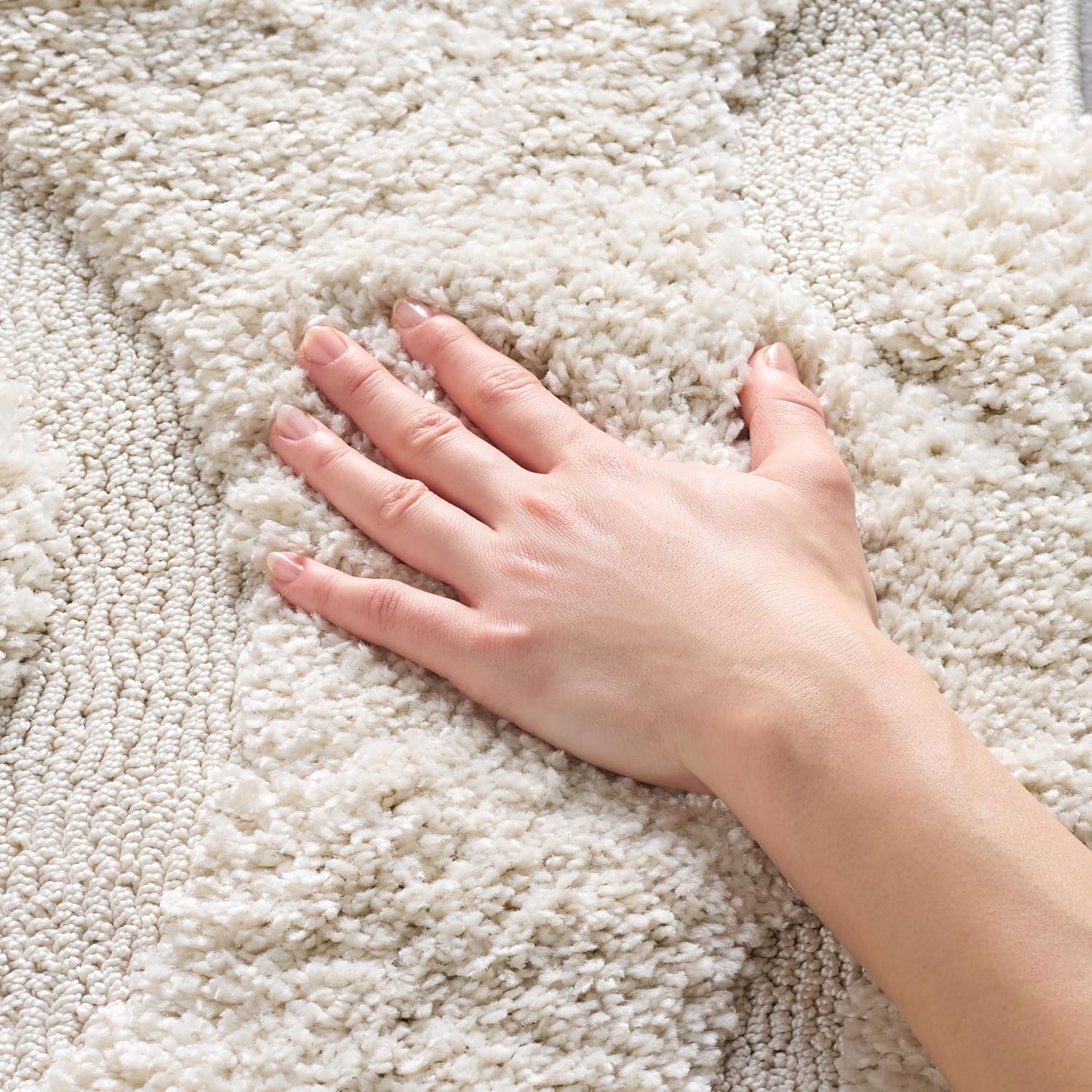 image:imageSAFAVIEH Area Rug 8x10 Florida Shag Collection Large Cream amp Blue Scroll Design NonShedding amp Easy Cleaning Plush Thick Pile Ideal for Living Room Bedroom Dining Space SG4681165Creme