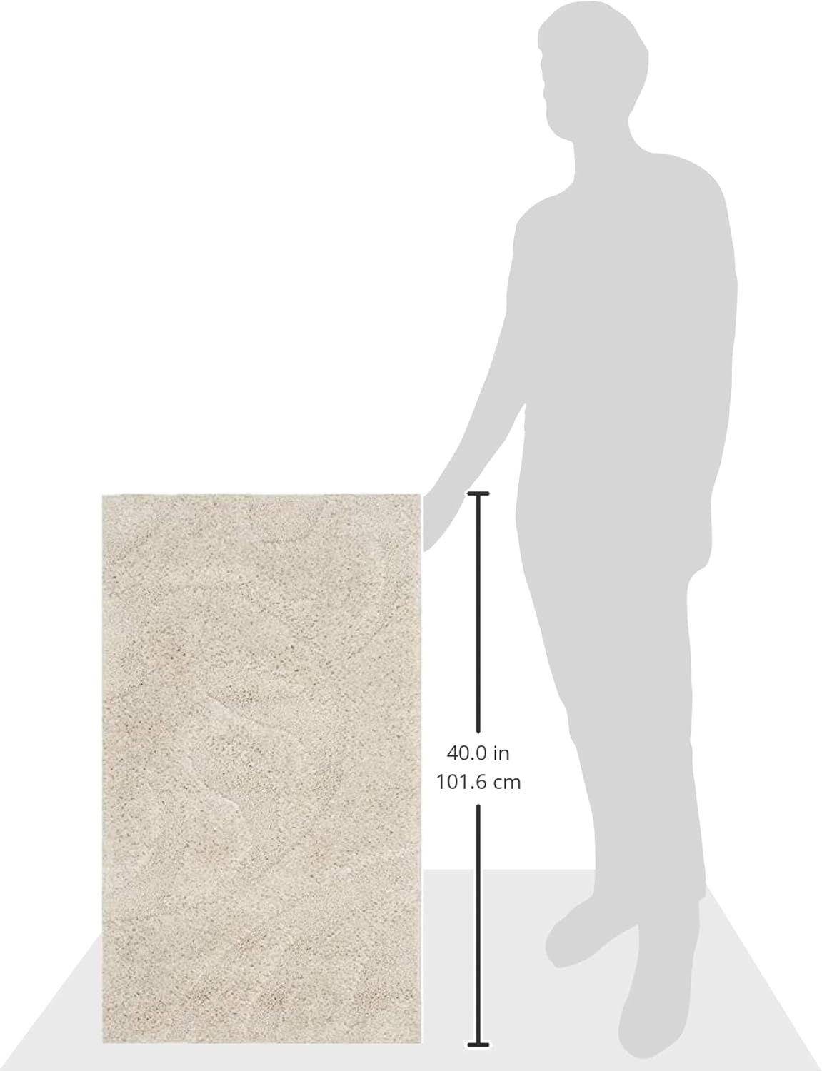 image:imageSAFAVIEH Area Rug 8x10 Florida Shag Collection Large Cream amp Blue Scroll Design NonShedding amp Easy Cleaning Plush Thick Pile Ideal for Living Room Bedroom Dining Space SG4681165Creme