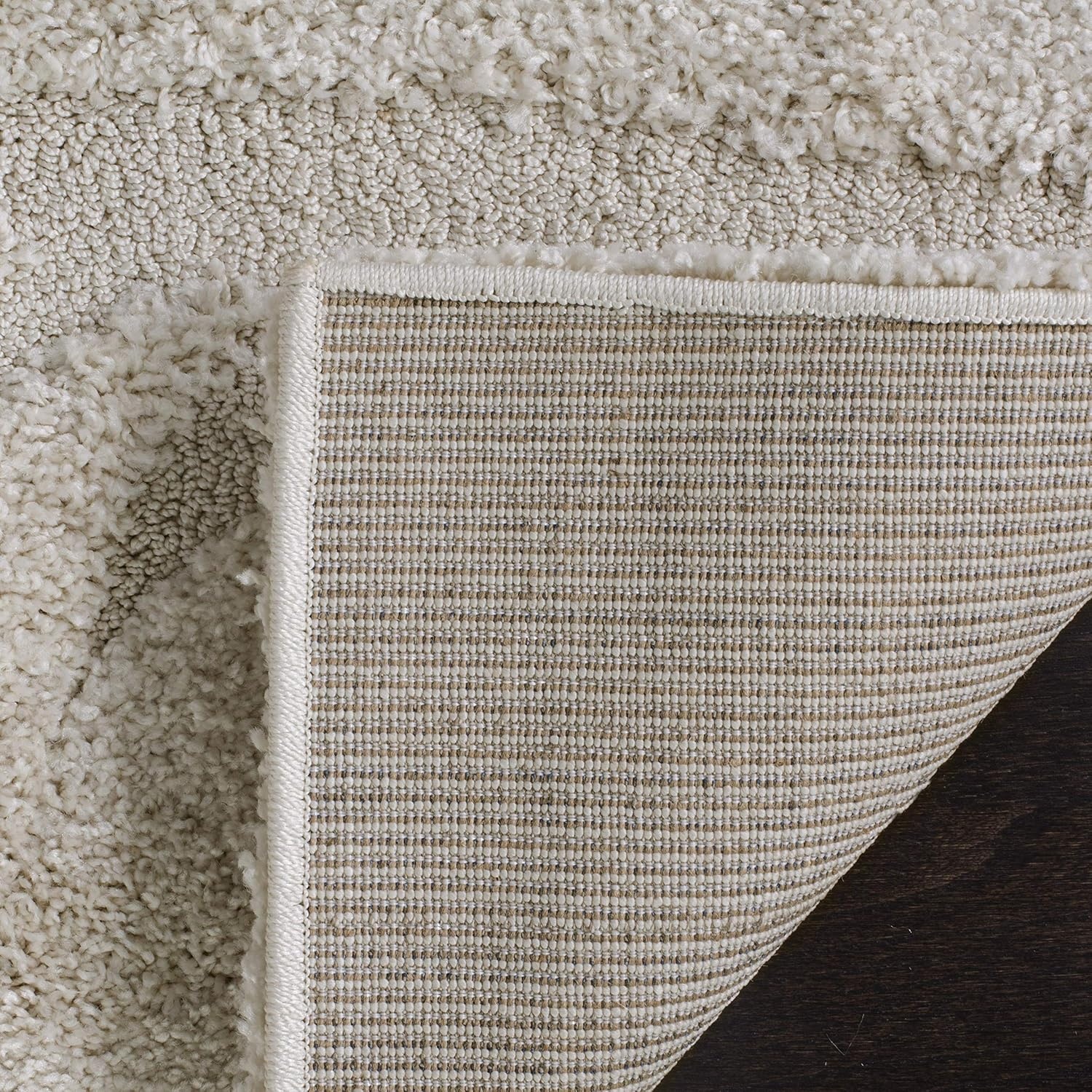 image:imageSAFAVIEH Area Rug 8x10 Florida Shag Collection Large Cream amp Blue Scroll Design NonShedding amp Easy Cleaning Plush Thick Pile Ideal for Living Room Bedroom Dining Space SG4681165Creme