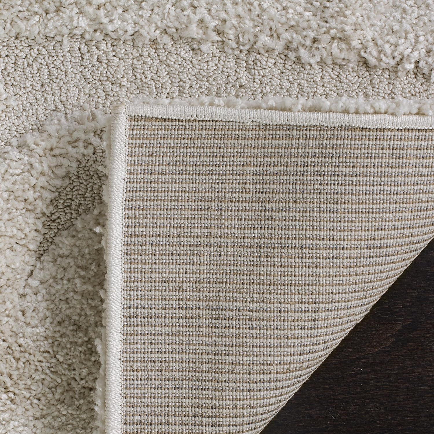 image:imageSAFAVIEH Area Rug 8x10 Florida Shag Collection Large Cream amp Blue Scroll Design NonShedding amp Easy Cleaning Plush Thick Pile Ideal for Living Room Bedroom Dining Space SG4681165Creme