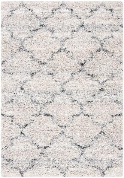image:imageSAFAVIEH Area Rug 8x10 Fontana Shag Collection Large Grey amp Ivory Modern Design NonShedding amp Easy Cleaning Ultra Plush Thick Pile Ideal for Living Room Bedroom Dining Space FNT888FGreyIvory
