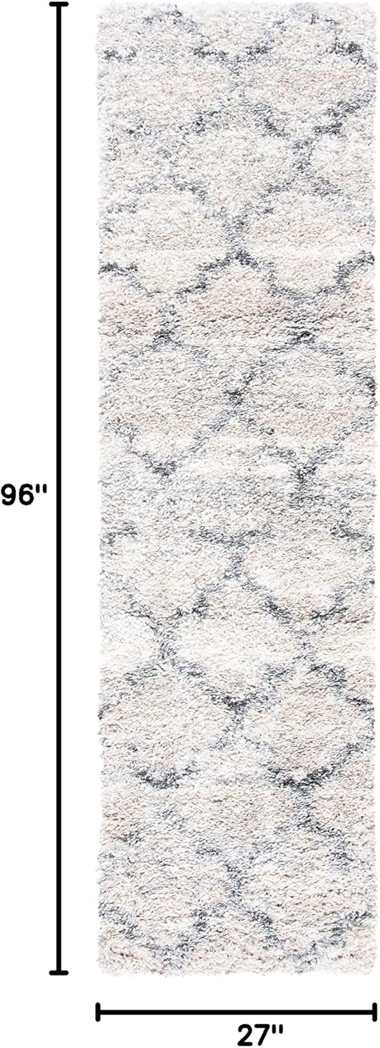 image:imageSAFAVIEH Area Rug 8x10 Fontana Shag Collection Large Grey amp Ivory Modern Design NonShedding amp Easy Cleaning Ultra Plush Thick Pile Ideal for Living Room Bedroom Dining Space FNT888FGreyIvory
