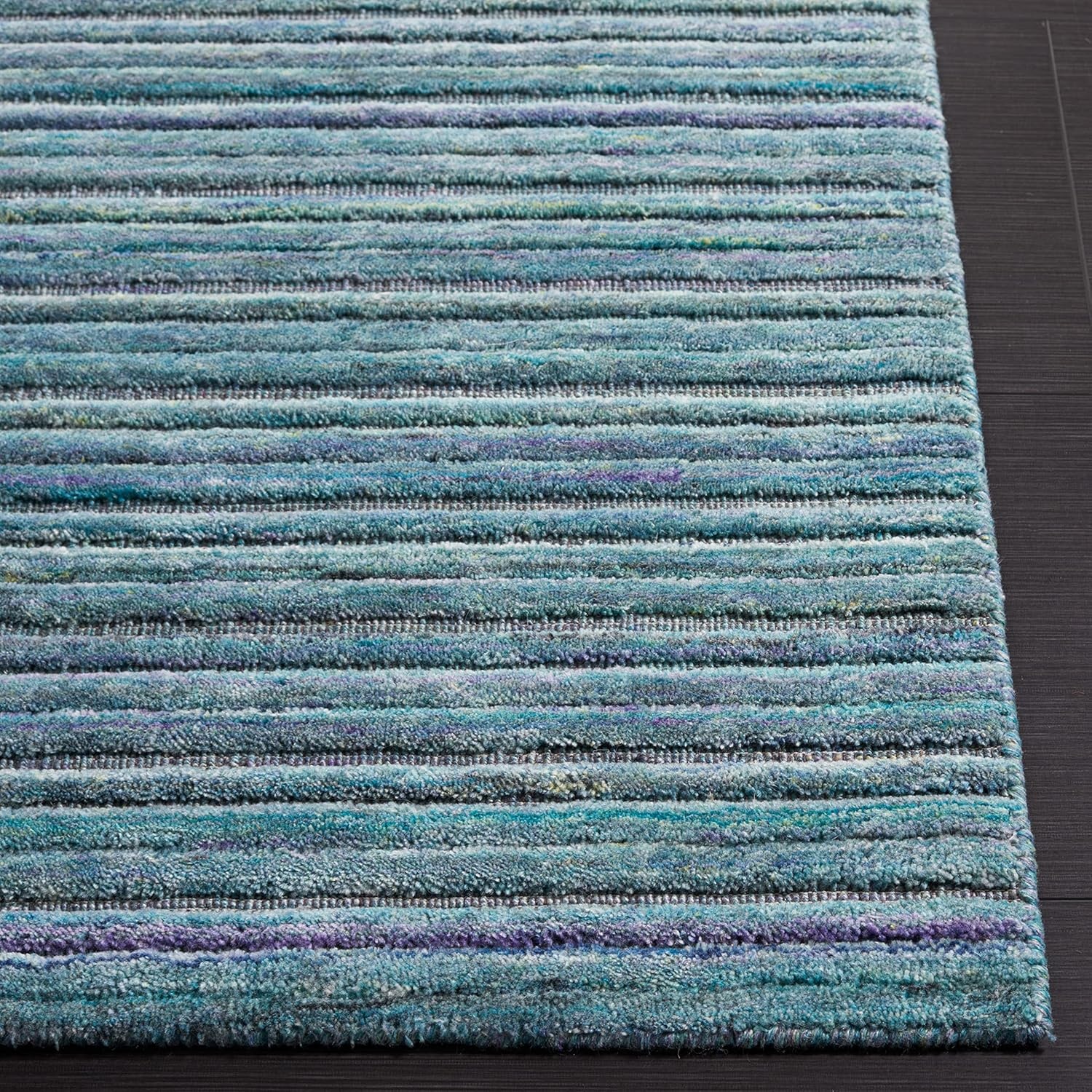 image:imageSAFAVIEH Area Rug 8x10 Fontana Shag Collection Large Ivory amp Green Modern Design NonShedding amp Easy Cleaning Ultra Plush Thick Pile Ideal for Living Room Bedroom Dining Space FNT848BIvoryGreen