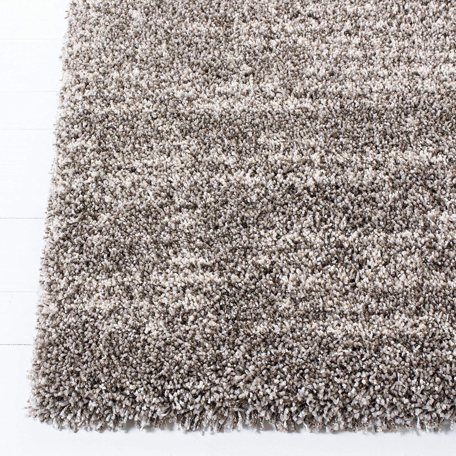 image:imageSAFAVIEH Area Rug 8x10 Hudson Shag Collection Large Grey amp Ivory Modern Design NonShedding amp Easy Cleaning Ultra Plush Thick Pile Ideal for Living Room Bedroom Dining Space SGH297FGreyIvory