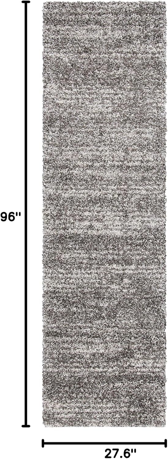 image:imageSAFAVIEH Area Rug 8x10 Hudson Shag Collection Large Grey amp Ivory Modern Design NonShedding amp Easy Cleaning Ultra Plush Thick Pile Ideal for Living Room Bedroom Dining Space SGH297FGreyIvory