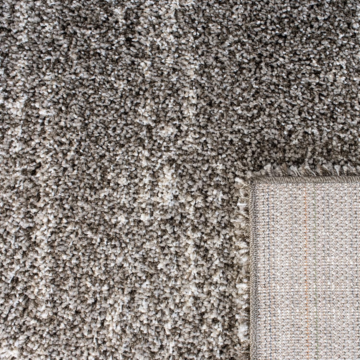 image:imageSAFAVIEH Area Rug 8x10 Hudson Shag Collection Large Grey amp Ivory Modern Design NonShedding amp Easy Cleaning Ultra Plush Thick Pile Ideal for Living Room Bedroom Dining Space SGH297FGreyIvory