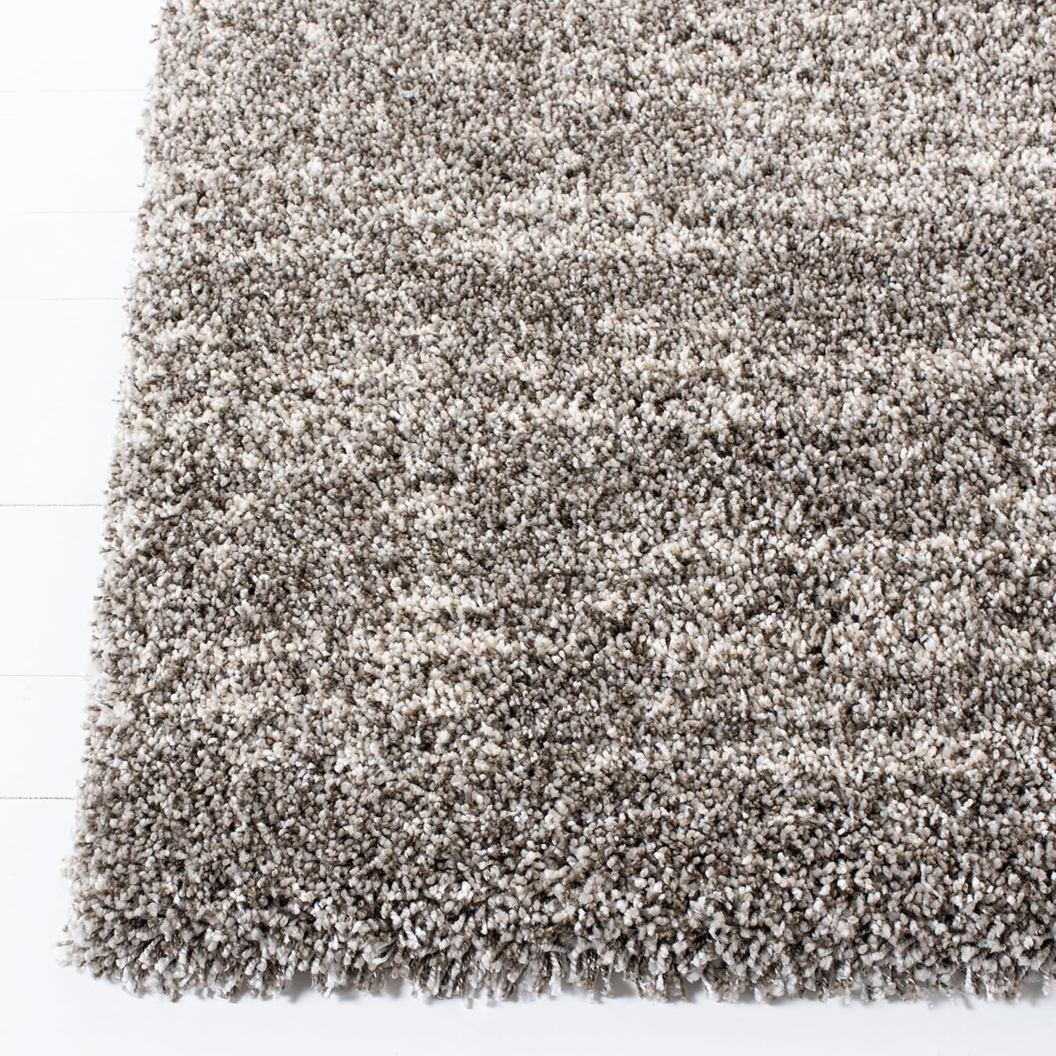 image:imageSAFAVIEH Area Rug 8x10 Hudson Shag Collection Large Grey amp Ivory Modern Design NonShedding amp Easy Cleaning Ultra Plush Thick Pile Ideal for Living Room Bedroom Dining Space SGH297FGreyIvory