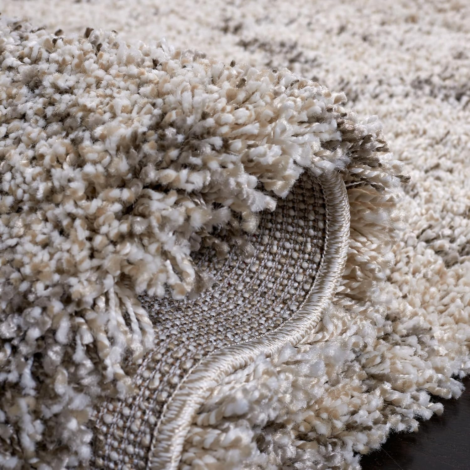 image:imageSAFAVIEH Area Rug 8x10 Hudson Shag Collection Large Grey amp Ivory Trellis Pattern NonShedding amp Easy Cleaning Ultra Plush Thick Pile Ideal for Living Room Bedroom Dining Space SGH269FIvoryGrey