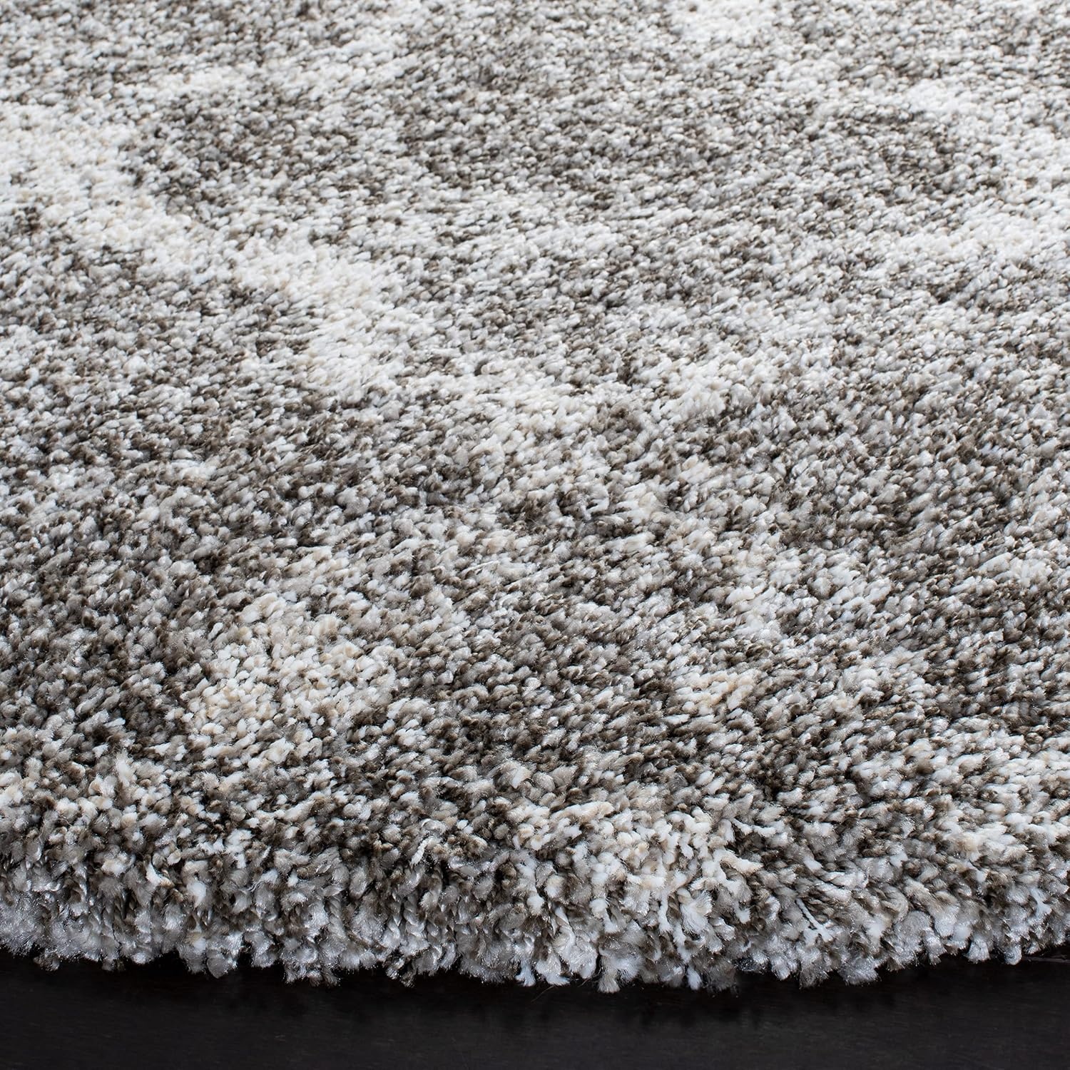 image:imageSAFAVIEH Area Rug 8x10 Hudson Shag Collection Large Grey amp Ivory Trellis Pattern NonShedding amp Easy Cleaning Ultra Plush Thick Pile Ideal for Living Room Bedroom Dining Space SGH269FGreyIvory
