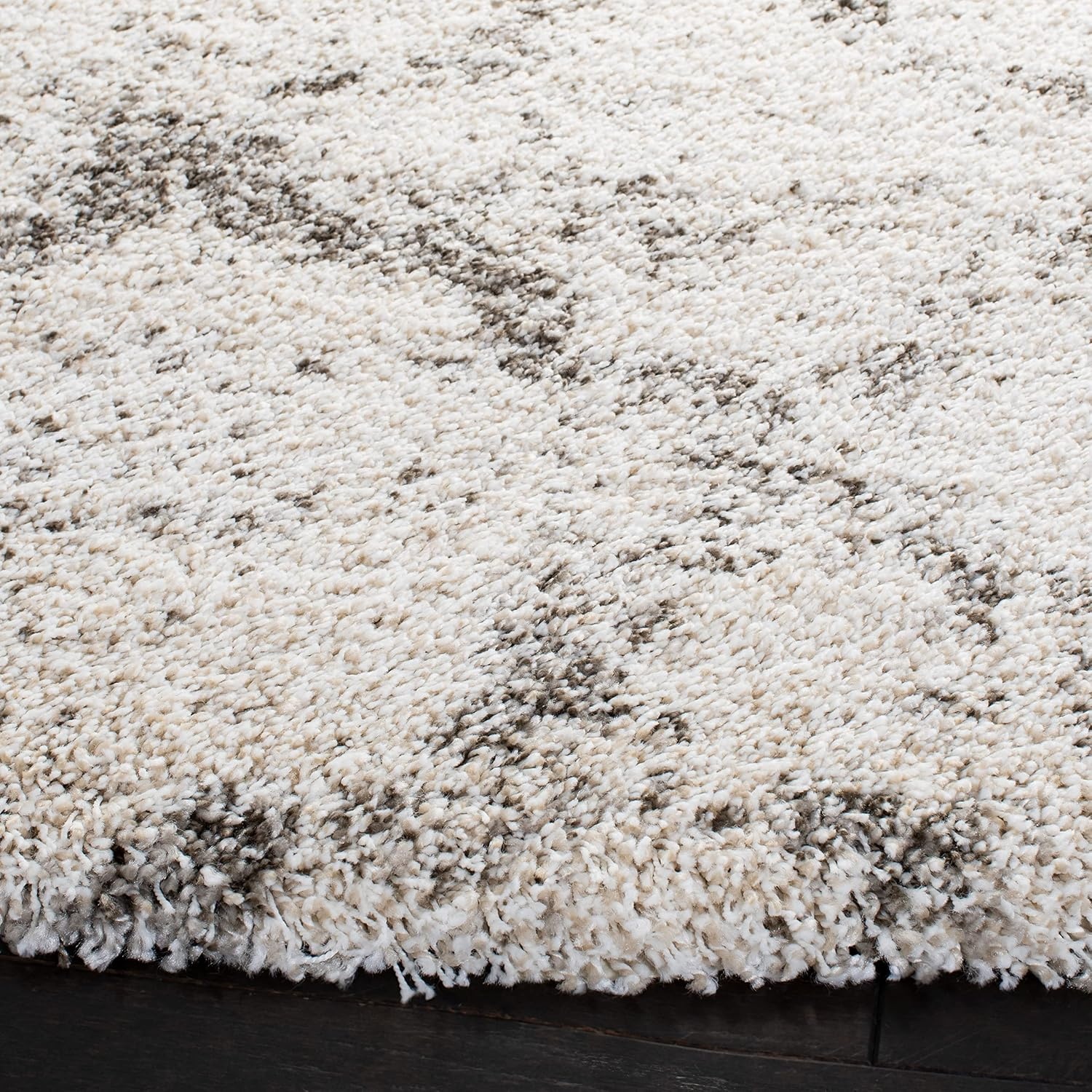 image:imageSAFAVIEH Area Rug 8x10 Hudson Shag Collection Large Grey amp Ivory Trellis Pattern NonShedding amp Easy Cleaning Ultra Plush Thick Pile Ideal for Living Room Bedroom Dining Space SGH269FIvoryGrey