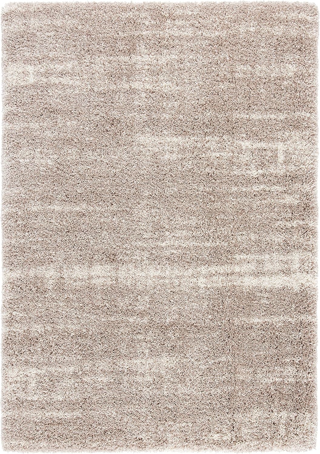 image:imageSAFAVIEH Area Rug 8x10 Hudson Shag Collection Large Ivory amp Beige NonShedding amp Easy Cleaning Ultra Plush Thick Pile Ideal for Living Room Bedroom Dining Space SGH204AIvoryBeige
