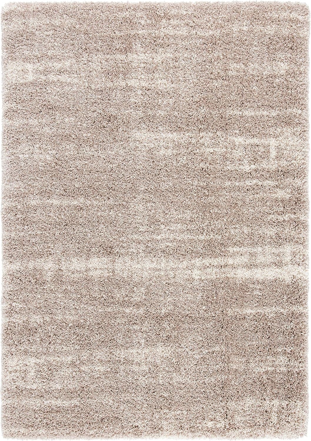 image:imageSAFAVIEH Area Rug 8x10 Hudson Shag Collection Large Ivory amp Beige NonShedding amp Easy Cleaning Ultra Plush Thick Pile Ideal for Living Room Bedroom Dining Space SGH204AIvoryBeige