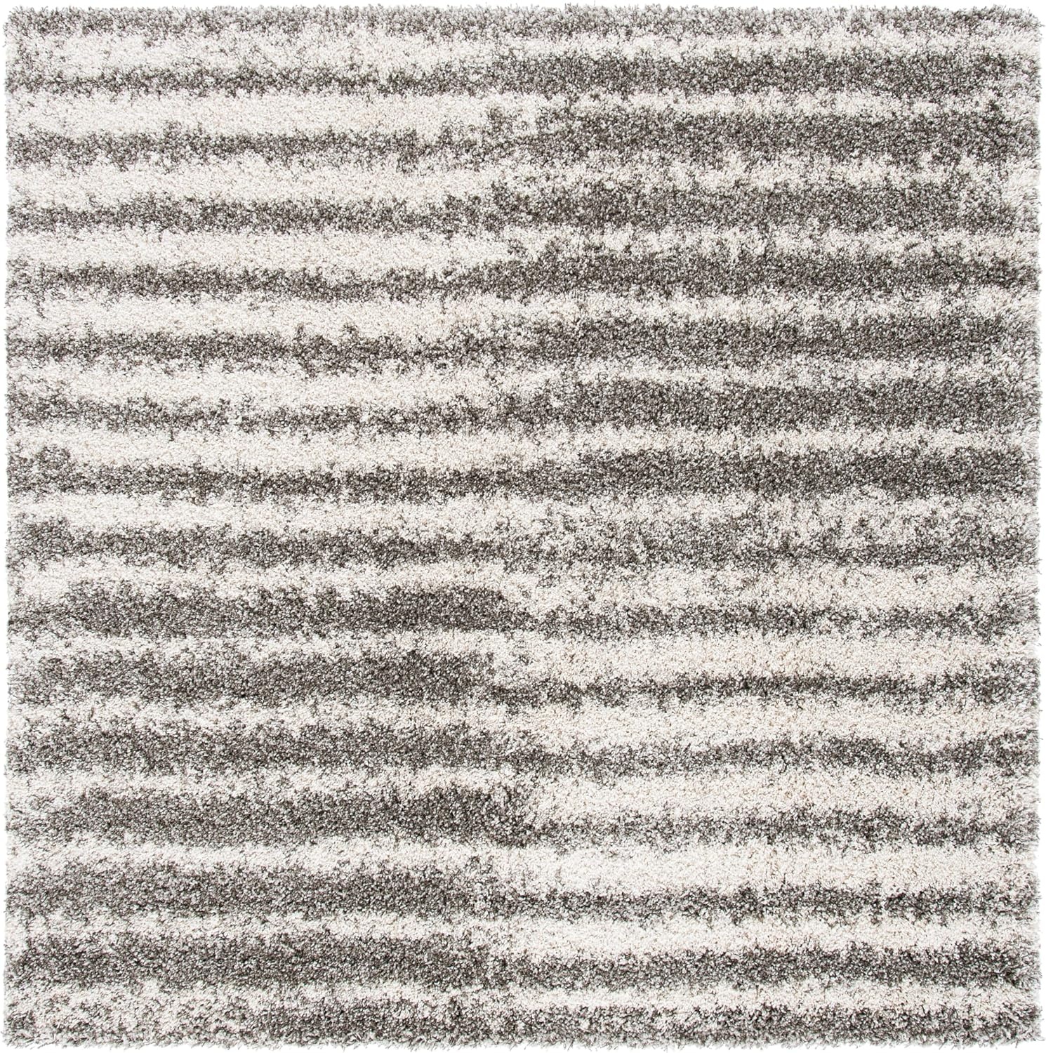 image:imageSAFAVIEH Area Rug 8x10 Hudson Shag Collection Large Navy amp Ivory Modern Design NonShedding amp Easy Cleaning Ultra Plush Thick Pile Ideal for Living Room Bedroom Dining Space SGH298NGreyIvory
