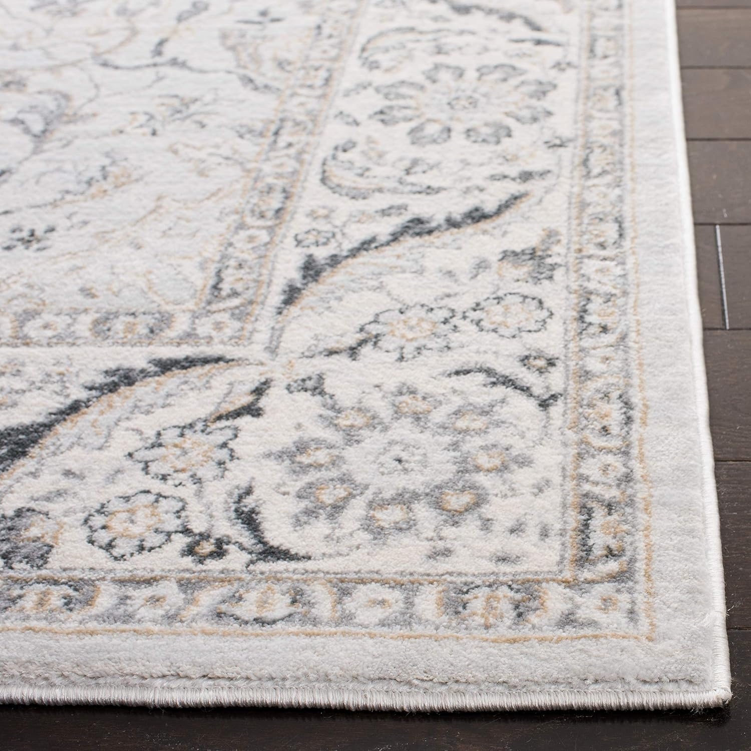 image:imageSAFAVIEH Area Rug 8x10 Isabella Collection Large Cream amp Beige Oriental Design NonShedding amp Easy Cleaning Ideal for Living Room Bedroom Office Dining Space ISA912ALight GreyCream