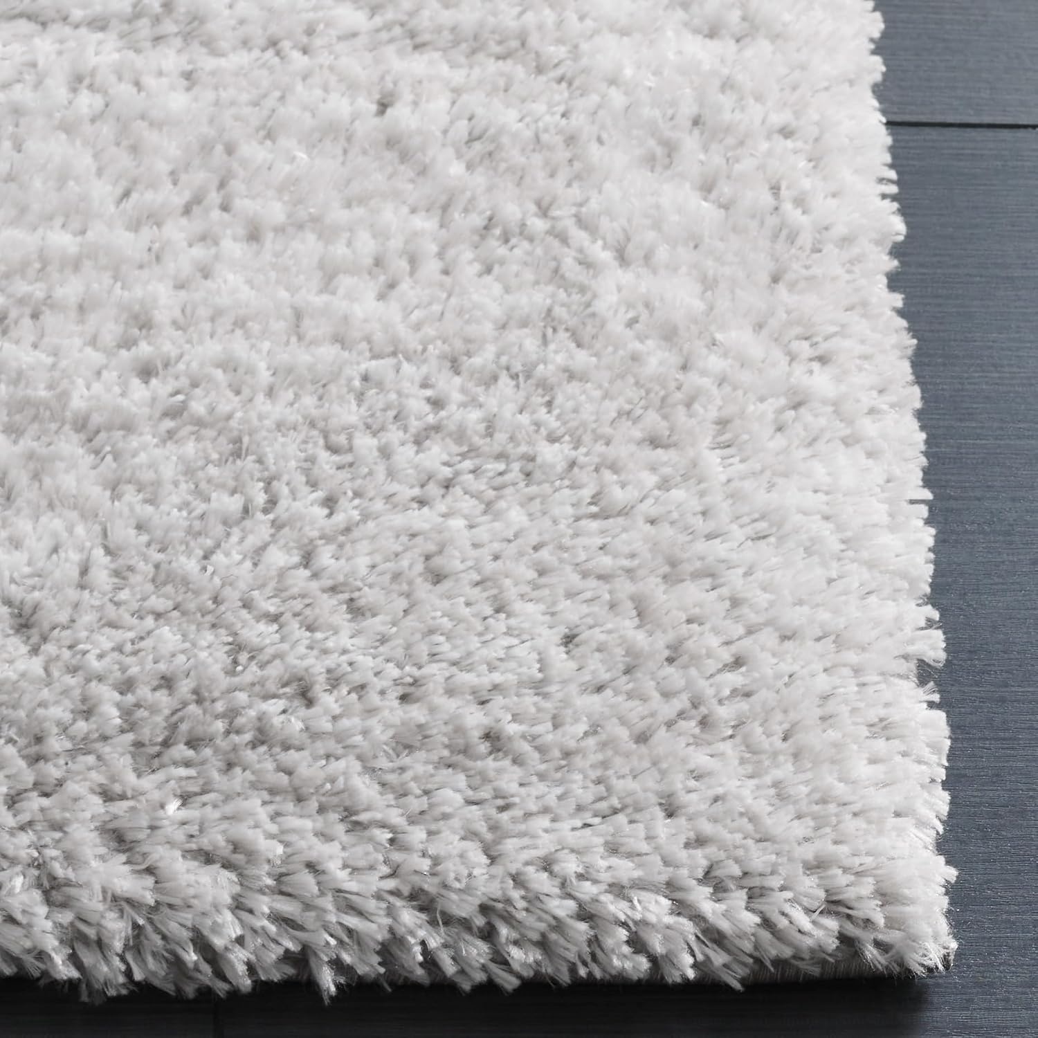 image:imageSAFAVIEH Area Rug 8x10 Jasmine Shag Collection Large Light Grey amp Ivory NonShedding amp Easy Cleaning Ultra Plush Thick Pile Ideal for Living Room Bedroom Dining Space JSM100FLight GreyIvory