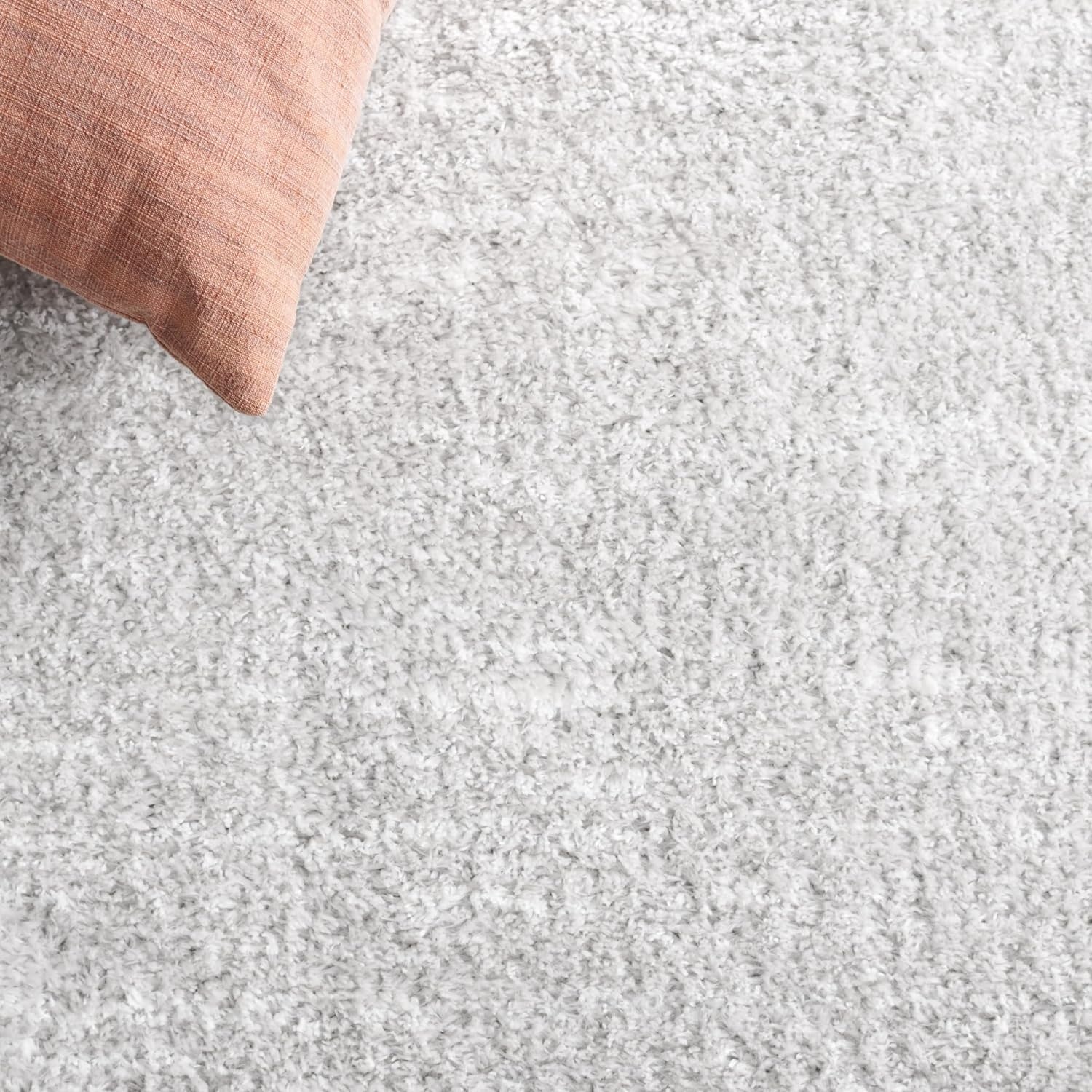 image:imageSAFAVIEH Area Rug 8x10 Jasmine Shag Collection Large Light Grey amp Ivory NonShedding amp Easy Cleaning Ultra Plush Thick Pile Ideal for Living Room Bedroom Dining Space JSM100FLight GreyIvory