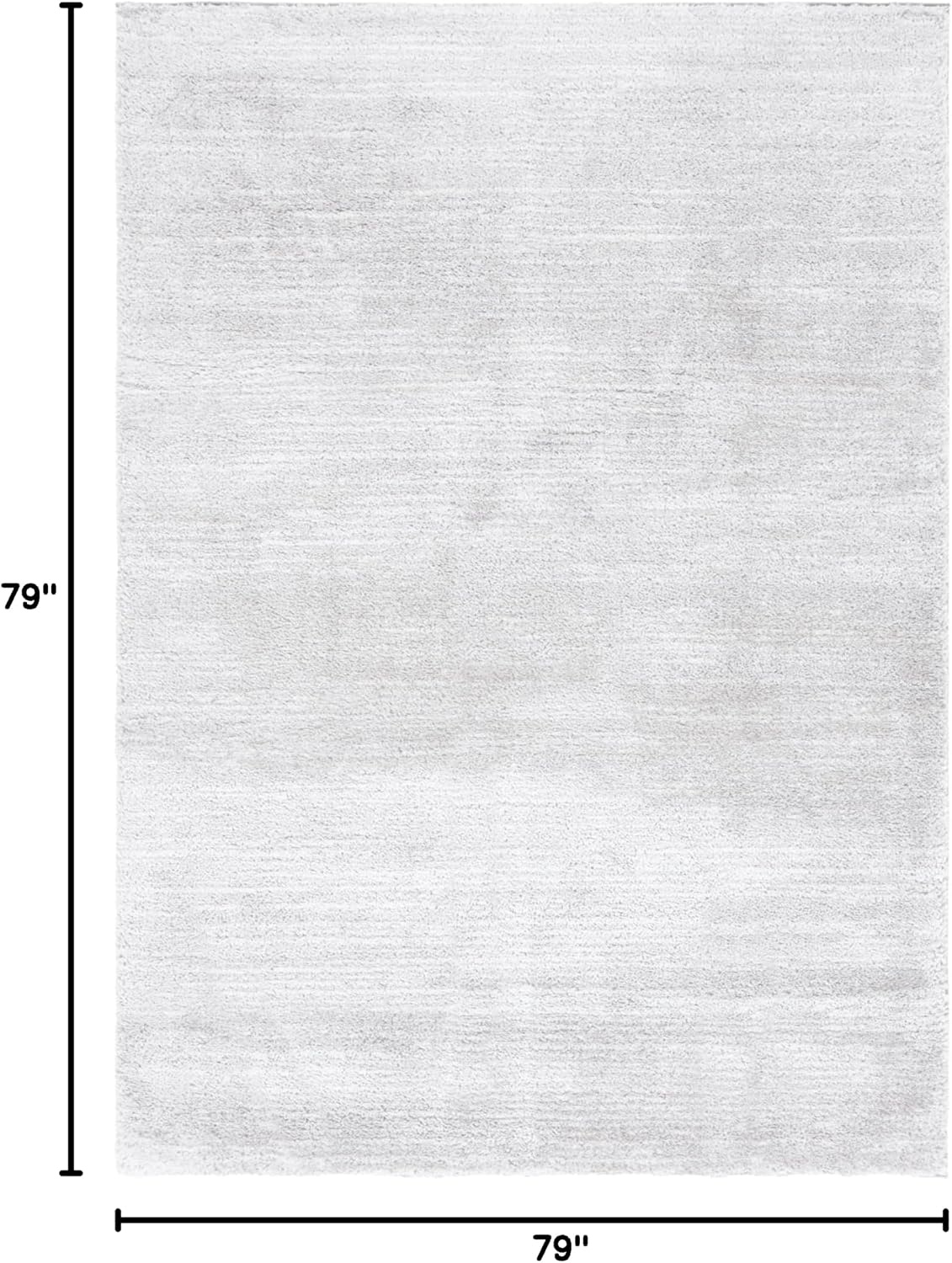 image:imageSAFAVIEH Area Rug 8x10 Jasmine Shag Collection Large Light Grey amp Ivory NonShedding amp Easy Cleaning Ultra Plush Thick Pile Ideal for Living Room Bedroom Dining Space JSM100FLight GreyIvory