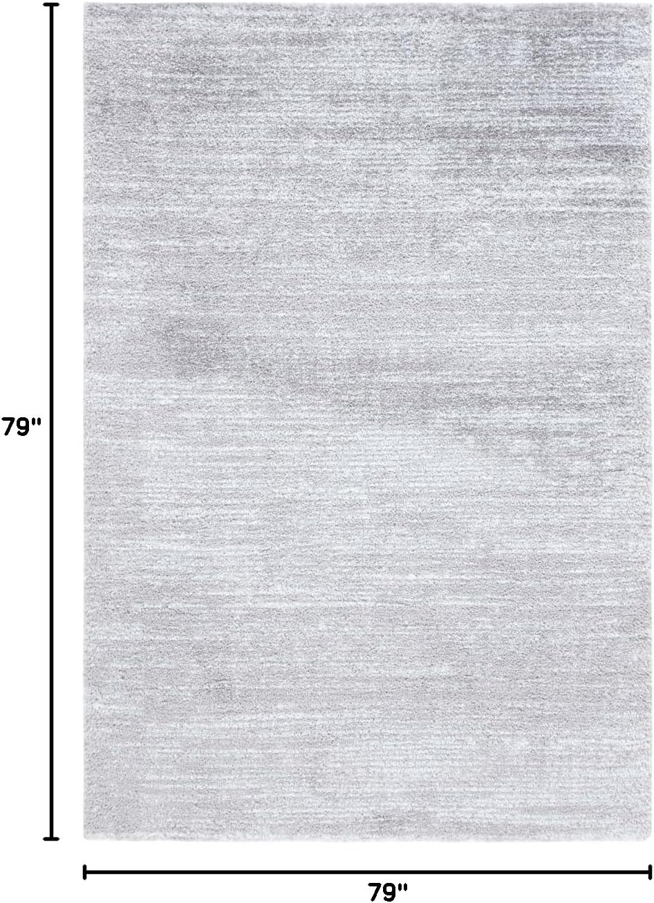 image:imageSAFAVIEH Area Rug 8x10 Jasmine Shag Collection Large Light Grey amp Ivory NonShedding amp Easy Cleaning Ultra Plush Thick Pile Ideal for Living Room Bedroom Dining Space JSM100FGreyIvory