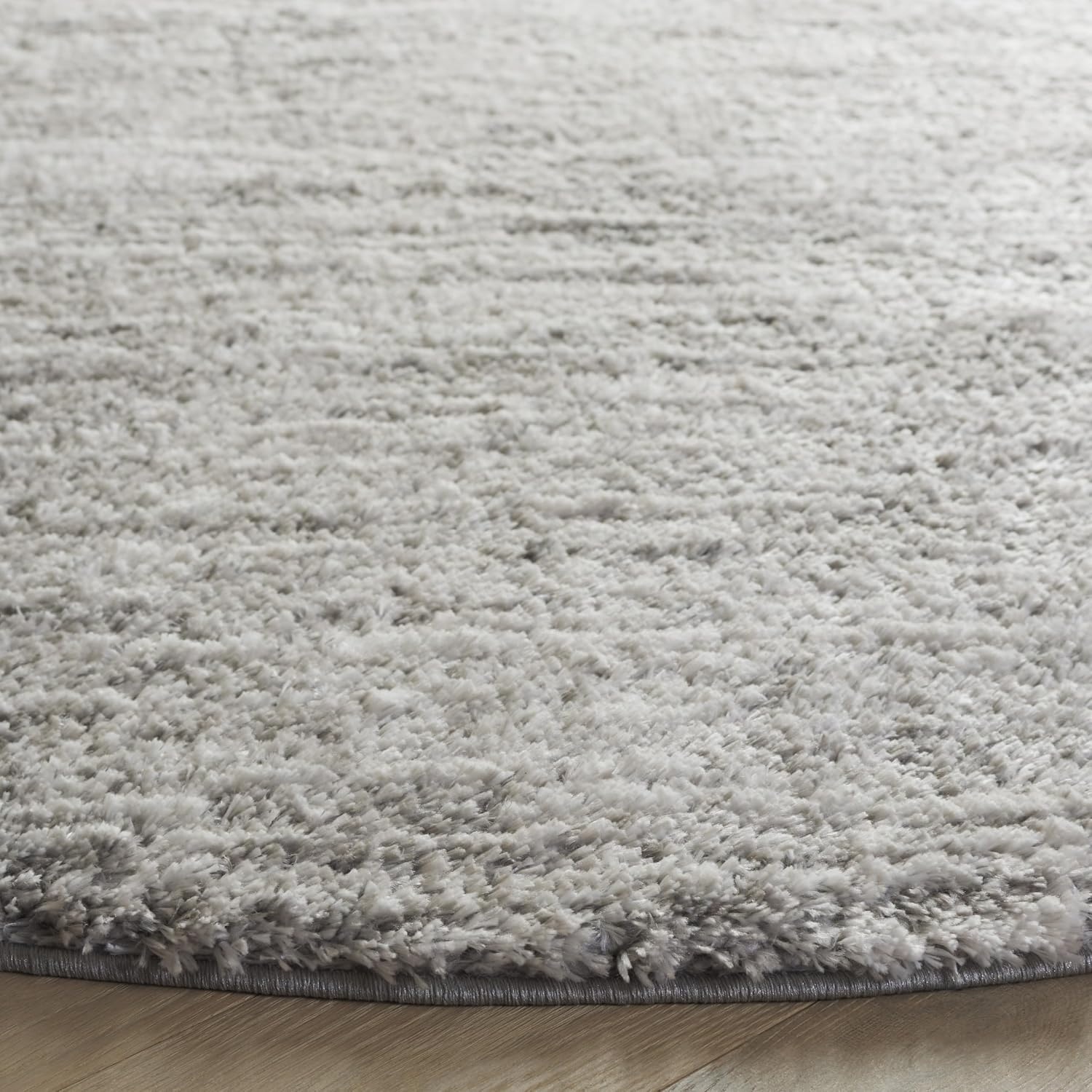 image:imageSAFAVIEH Area Rug 8x10 Jasmine Shag Collection Large Light Grey amp Ivory NonShedding amp Easy Cleaning Ultra Plush Thick Pile Ideal for Living Room Bedroom Dining Space JSM100FGreyIvory