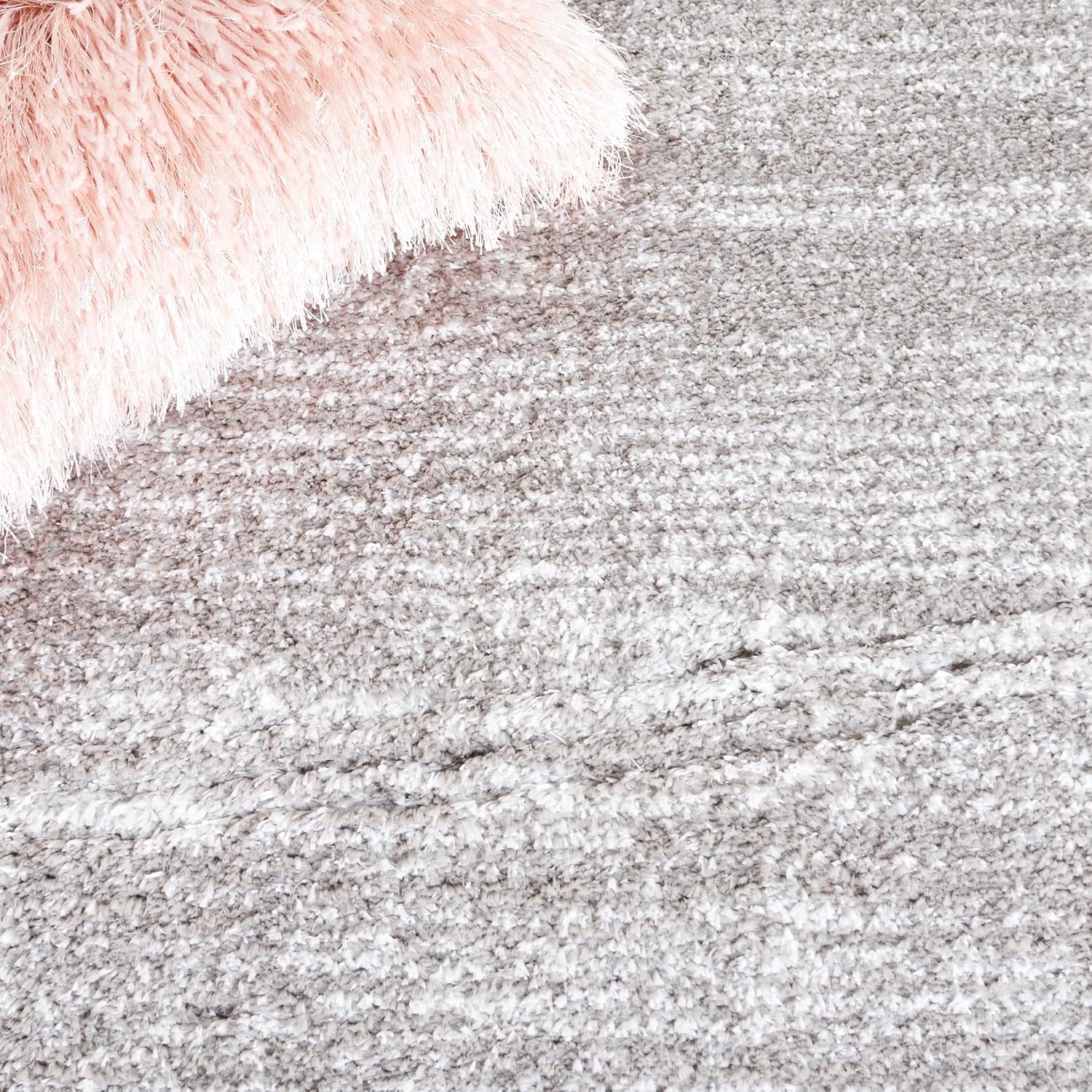image:imageSAFAVIEH Area Rug 8x10 Jasmine Shag Collection Large Light Grey amp Ivory NonShedding amp Easy Cleaning Ultra Plush Thick Pile Ideal for Living Room Bedroom Dining Space JSM100FGreyIvory