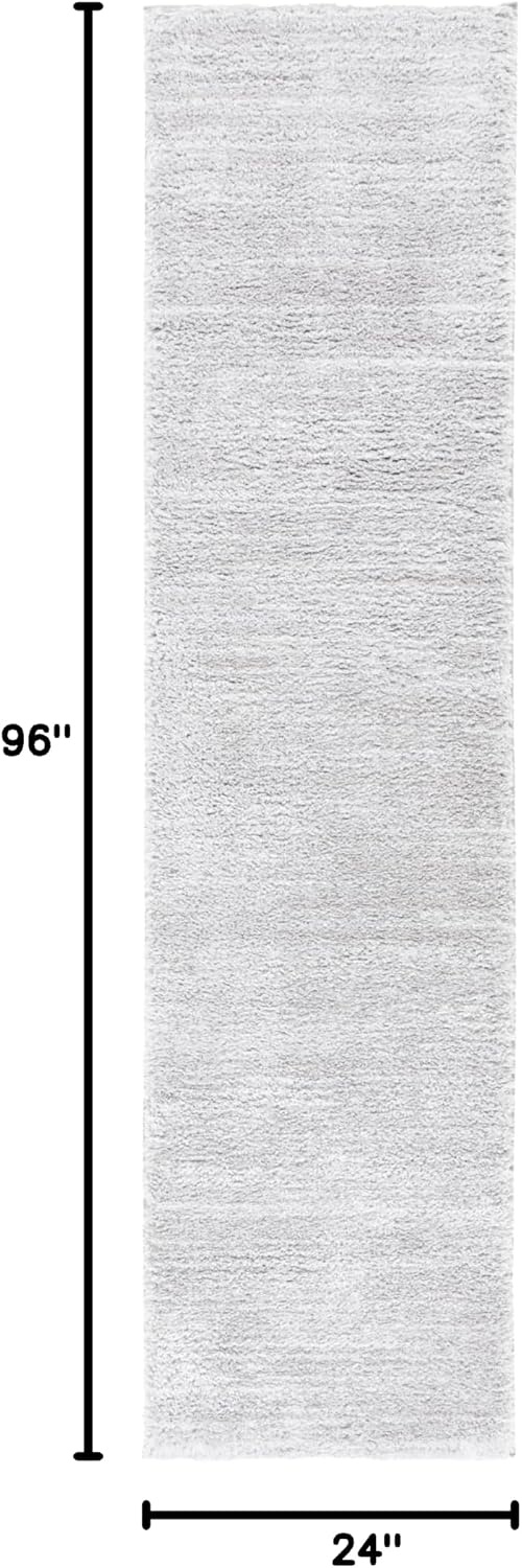 image:imageSAFAVIEH Area Rug 8x10 Jasmine Shag Collection Large Light Grey amp Ivory NonShedding amp Easy Cleaning Ultra Plush Thick Pile Ideal for Living Room Bedroom Dining Space JSM100FLight GreyIvory