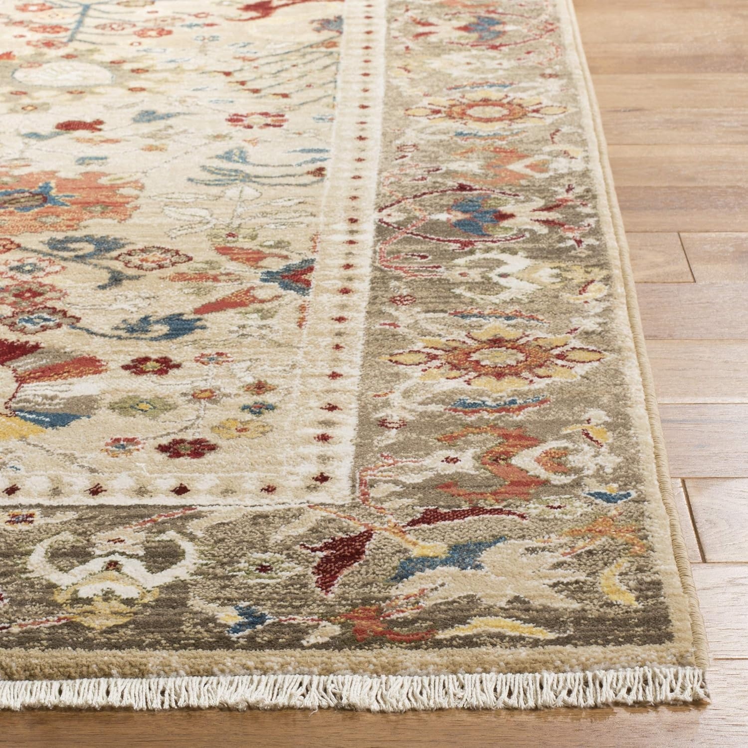 image:imageSAFAVIEH Area Rug 8x10 Kashan Collection Large Beige amp Taupe Traditional Oriental Design NonShedding amp Easy Cleaning Ideal for Living Room Bedroom Office Dining Space KSN303KBeigeTaupe