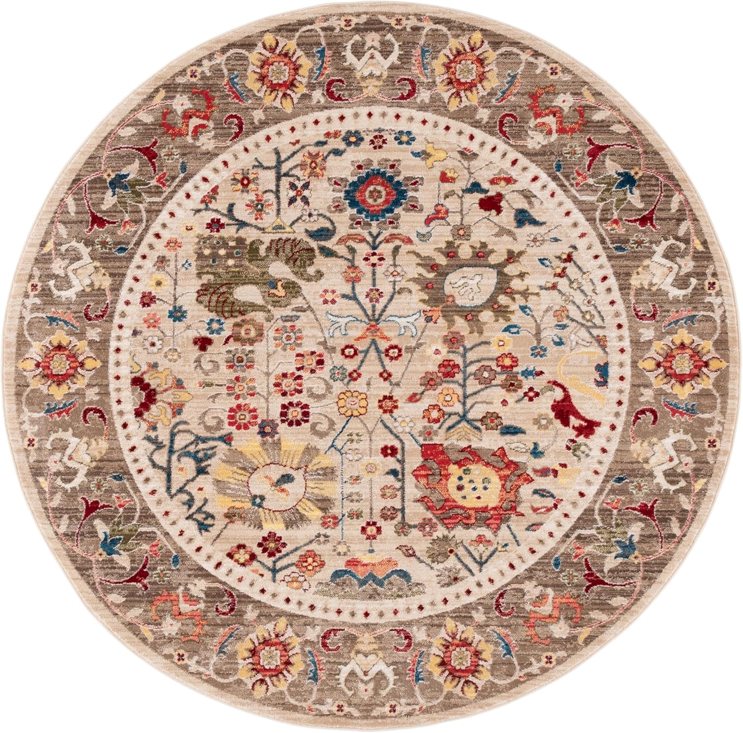image:imageSAFAVIEH Area Rug 8x10 Kashan Collection Large Beige amp Taupe Traditional Oriental Design NonShedding amp Easy Cleaning Ideal for Living Room Bedroom Office Dining Space KSN303KBeigeTaupe