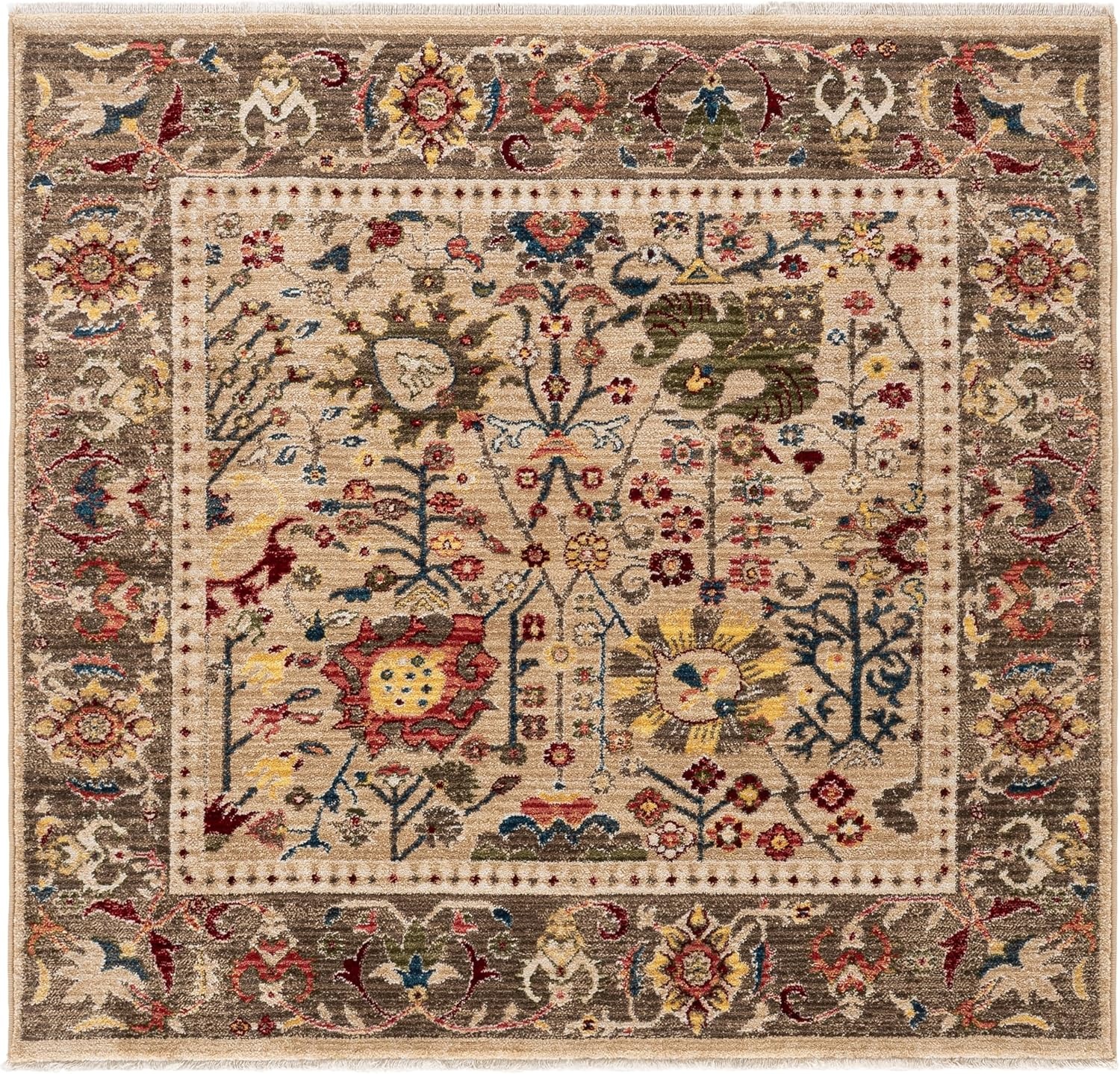 image:imageSAFAVIEH Area Rug 8x10 Kashan Collection Large Beige amp Taupe Traditional Oriental Design NonShedding amp Easy Cleaning Ideal for Living Room Bedroom Office Dining Space KSN303KBeigeTaupe