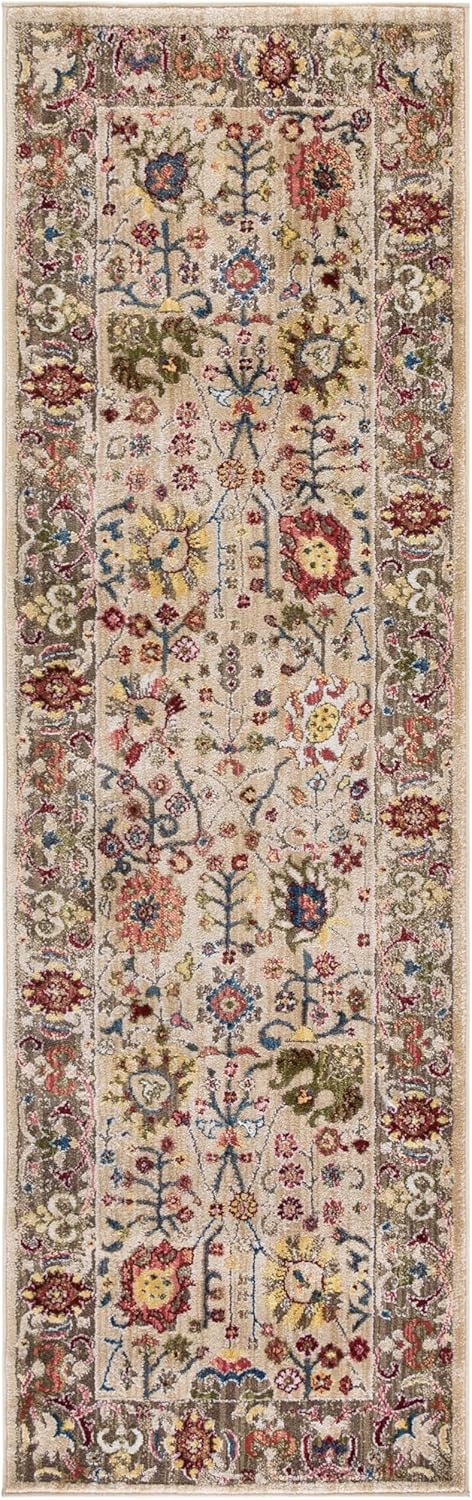 image:imageSAFAVIEH Area Rug 8x10 Kashan Collection Large Beige amp Taupe Traditional Oriental Design NonShedding amp Easy Cleaning Ideal for Living Room Bedroom Office Dining Space KSN303KBeigeTaupe