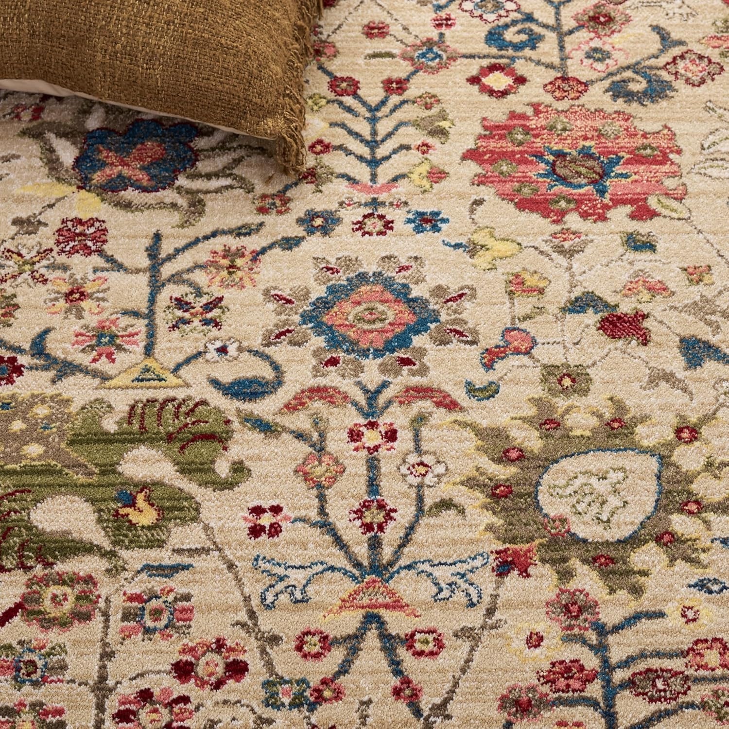 image:imageSAFAVIEH Area Rug 8x10 Kashan Collection Large Beige amp Taupe Traditional Oriental Design NonShedding amp Easy Cleaning Ideal for Living Room Bedroom Office Dining Space KSN303KBeigeTaupe