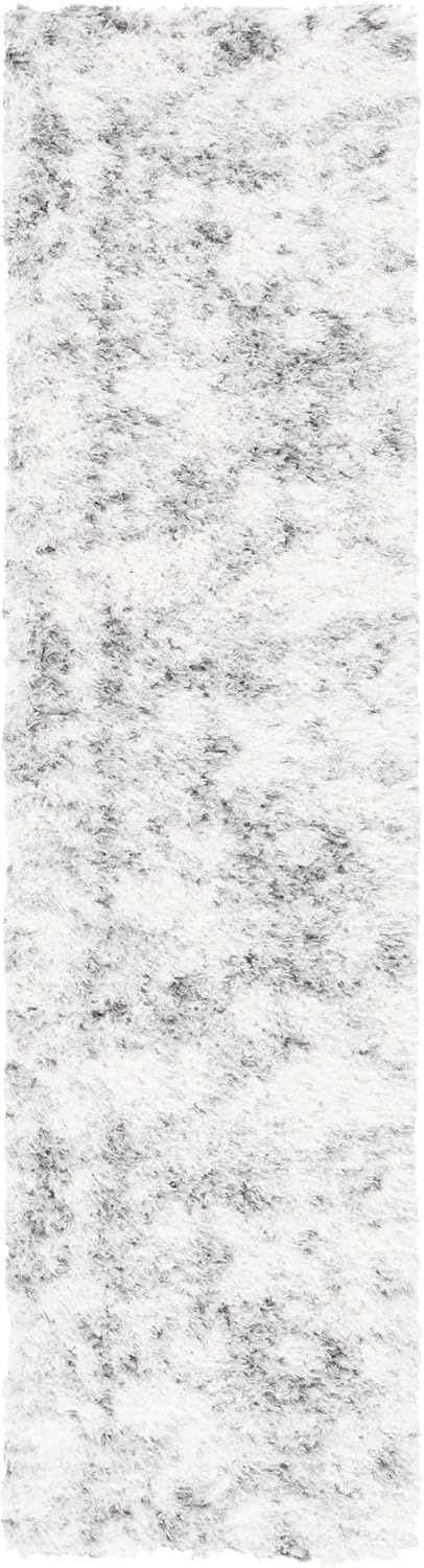 image:imageSAFAVIEH Area Rug 8x10 Lindsay Shag Collection Large Ivory amp Grey NonShedding amp Easy Cleaning Ultra Plush Thick Pile Ideal for Living Room Bedroom Dining Space LNS550AIvoryGrey