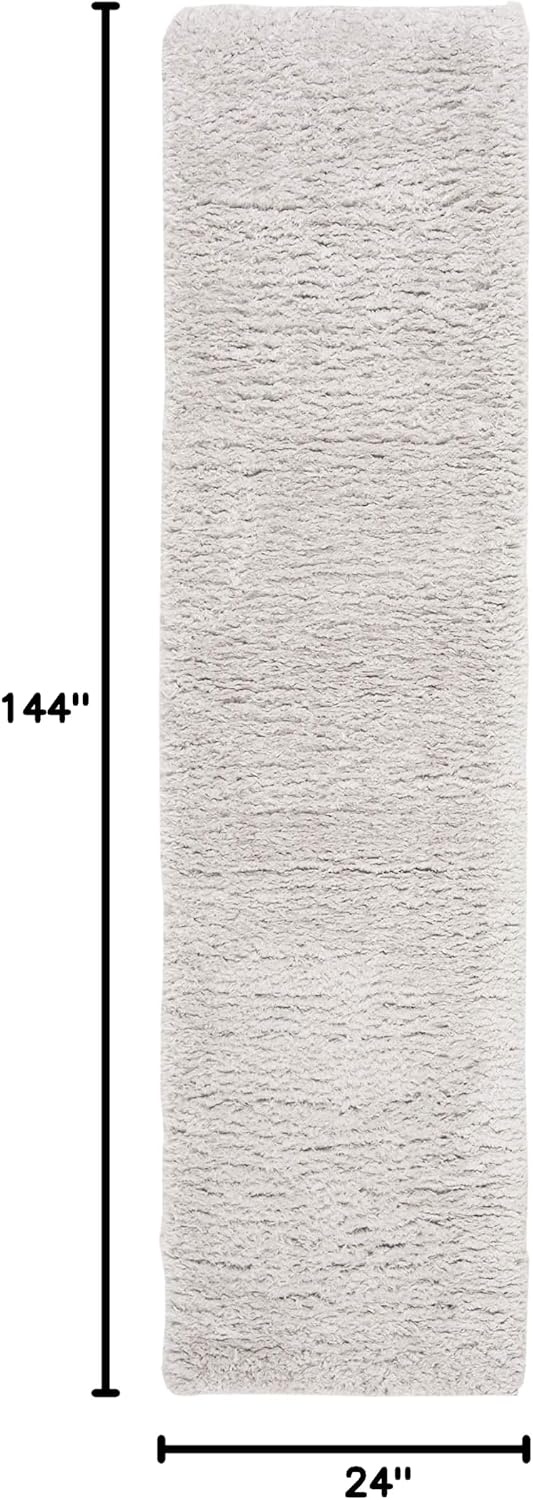 image:imageSAFAVIEH Area Rug 8x10 Madrid Shag Collection Large Charcoal Solid Pattern NonShedding amp Easy Cleaning Ultra Plush Thick Pile Ideal for Living Room Bedroom Dining Space MDG256HSilver