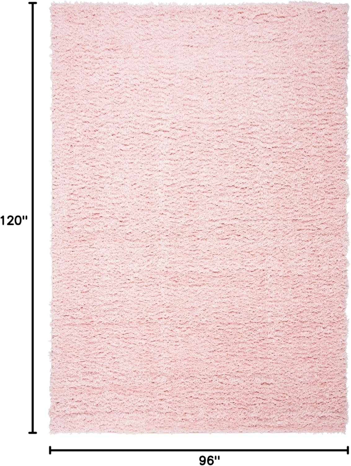 image:imageSAFAVIEH Area Rug 8x10 Madrid Shag Collection Large Charcoal Solid Pattern NonShedding amp Easy Cleaning Ultra Plush Thick Pile Ideal for Living Room Bedroom Dining Space MDG256HBlush