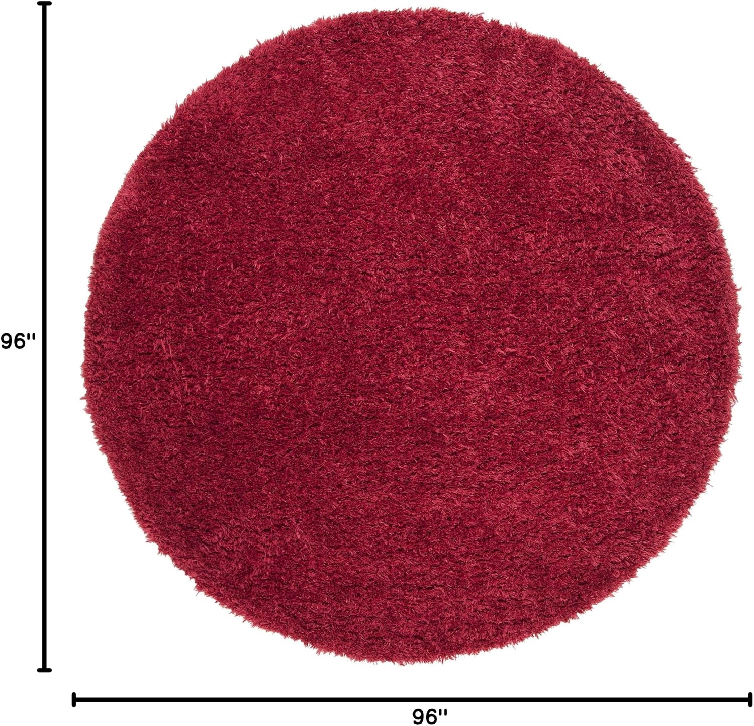image:imageSAFAVIEH Area Rug 8x10 Madrid Shag Collection Large Charcoal Solid Pattern NonShedding amp Easy Cleaning Ultra Plush Thick Pile Ideal for Living Room Bedroom Dining Space MDG256HRed