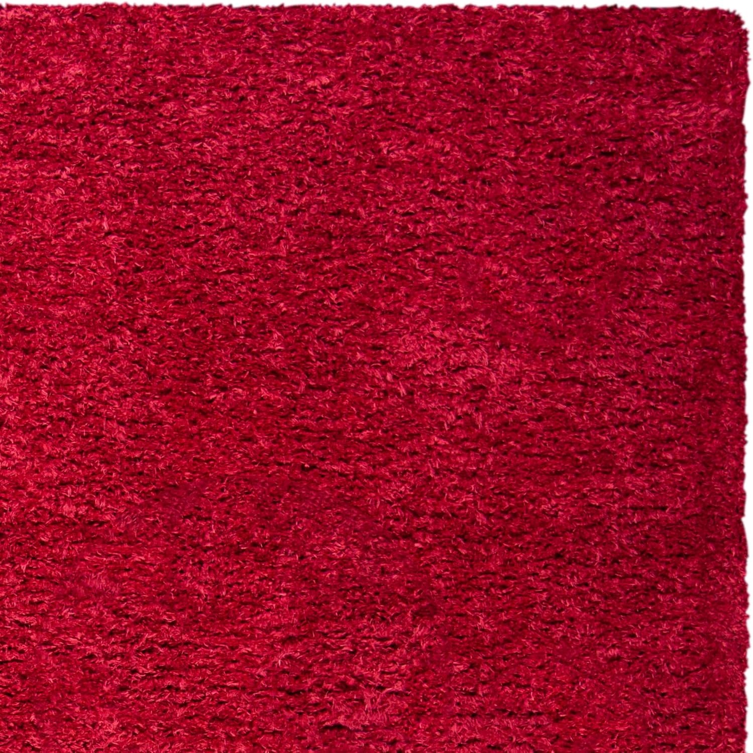 image:imageSAFAVIEH Area Rug 8x10 Madrid Shag Collection Large Charcoal Solid Pattern NonShedding amp Easy Cleaning Ultra Plush Thick Pile Ideal for Living Room Bedroom Dining Space MDG256HRed