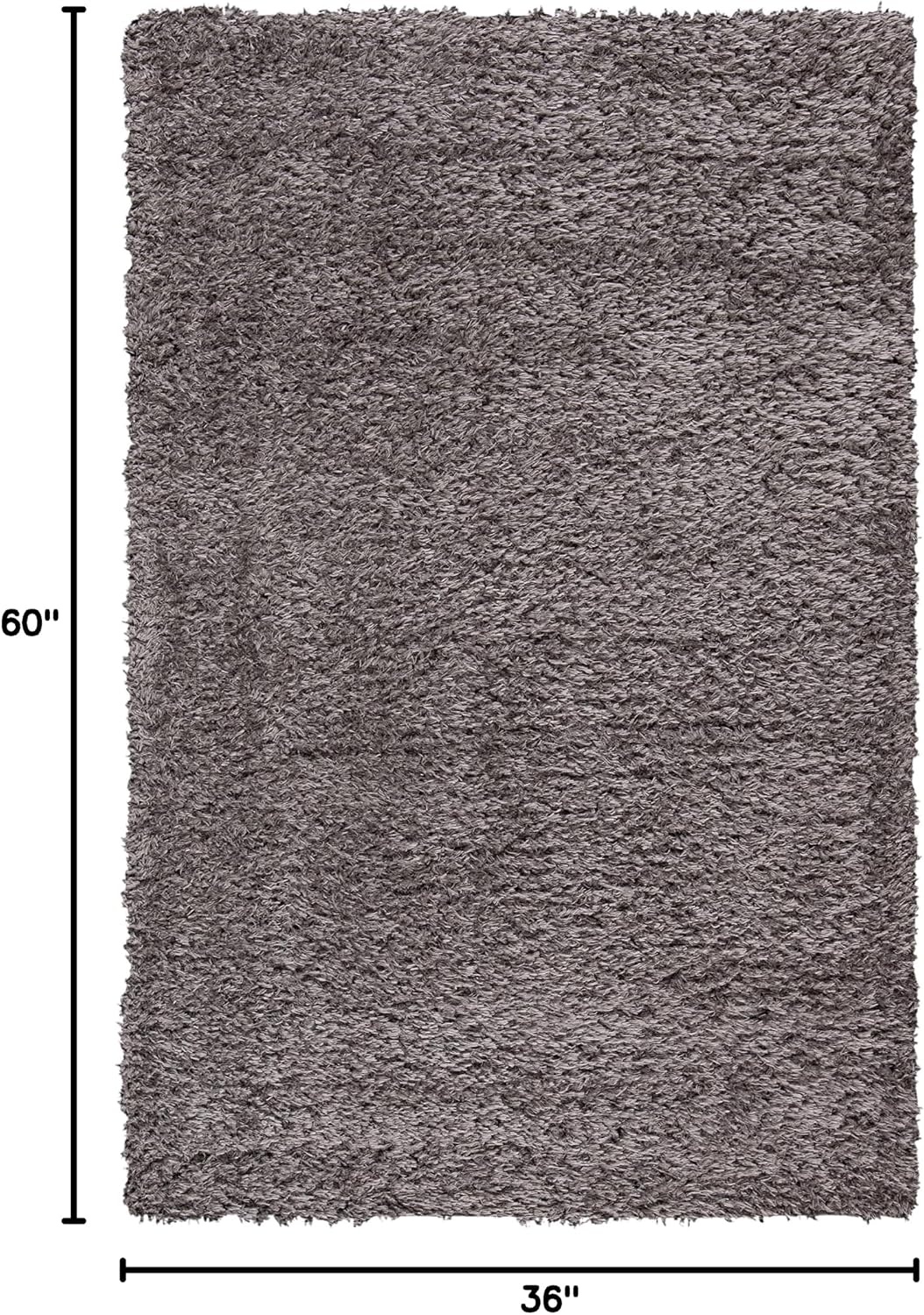 image:imageSAFAVIEH Area Rug 8x10 Madrid Shag Collection Large Charcoal Solid Pattern NonShedding amp Easy Cleaning Ultra Plush Thick Pile Ideal for Living Room Bedroom Dining Space MDG256HCharcoal