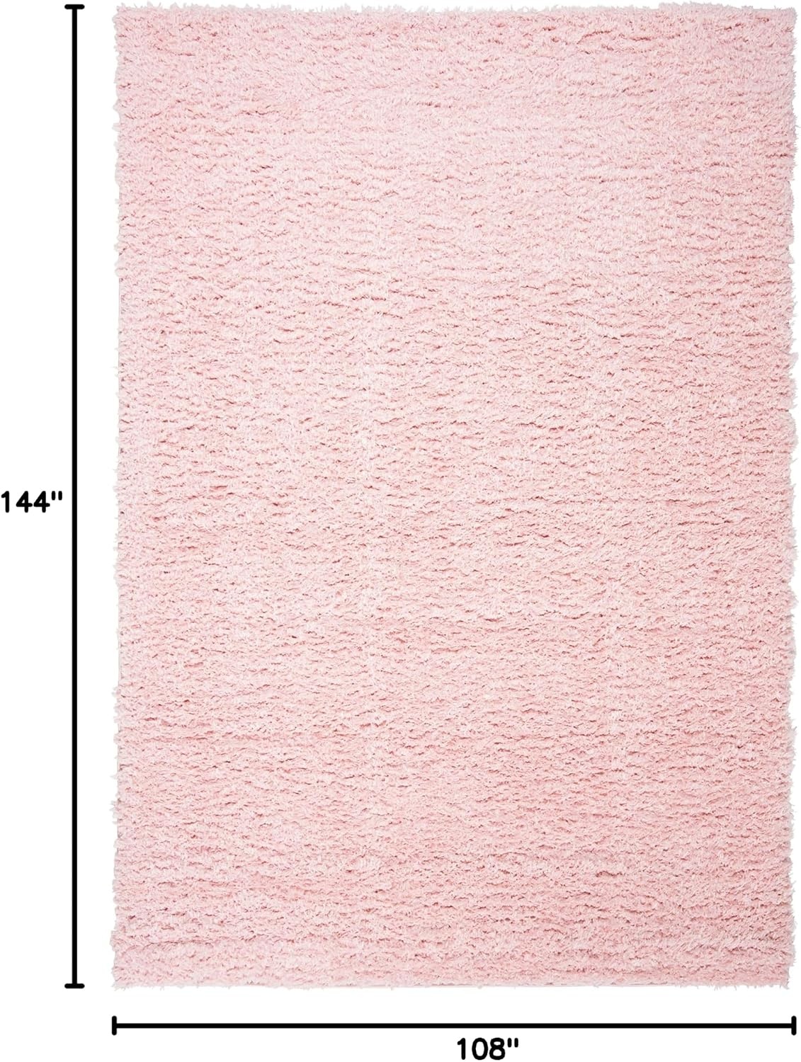 image:imageSAFAVIEH Area Rug 8x10 Madrid Shag Collection Large Charcoal Solid Pattern NonShedding amp Easy Cleaning Ultra Plush Thick Pile Ideal for Living Room Bedroom Dining Space MDG256HBlush