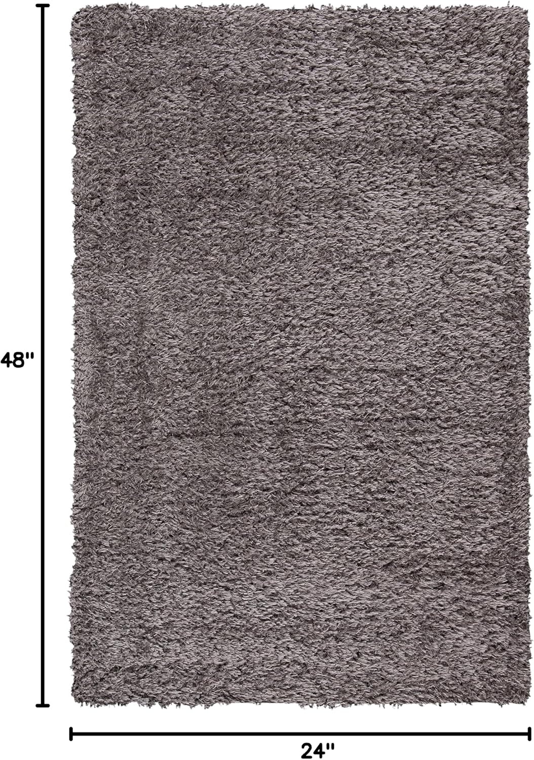 image:imageSAFAVIEH Area Rug 8x10 Madrid Shag Collection Large Charcoal Solid Pattern NonShedding amp Easy Cleaning Ultra Plush Thick Pile Ideal for Living Room Bedroom Dining Space MDG256HCharcoal