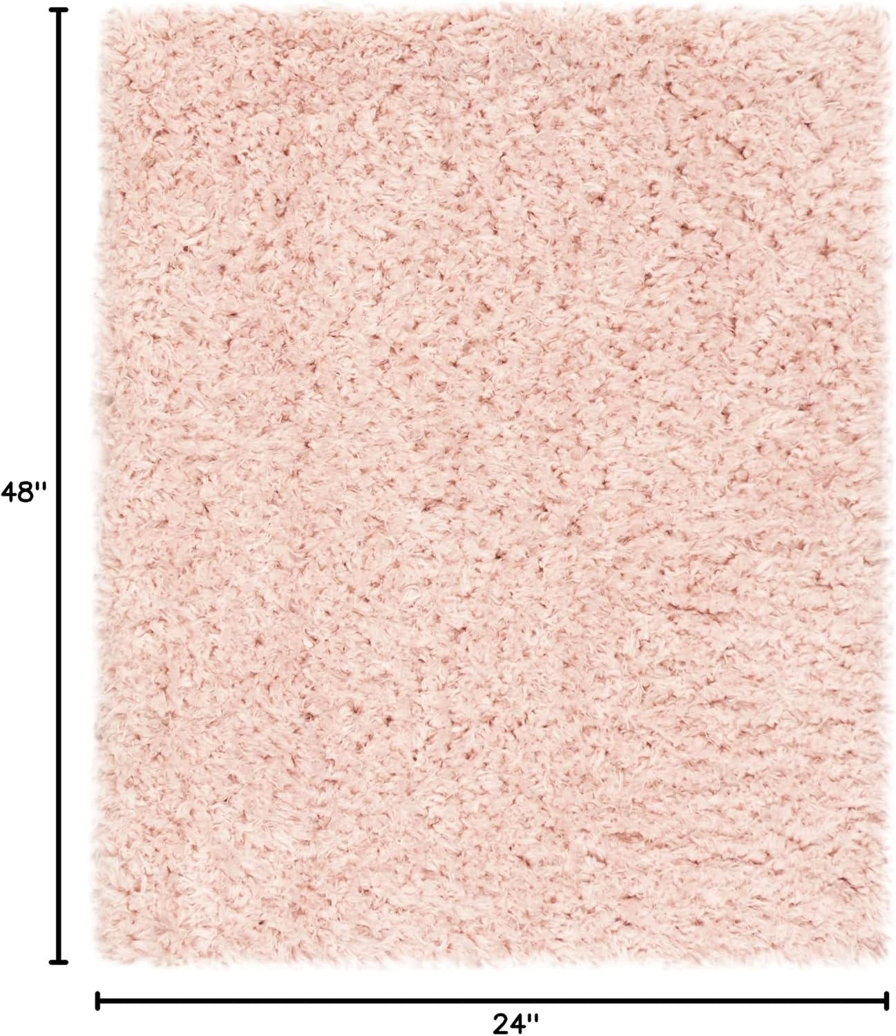 image:imageSAFAVIEH Area Rug 8x10 Madrid Shag Collection Large Charcoal Solid Pattern NonShedding amp Easy Cleaning Ultra Plush Thick Pile Ideal for Living Room Bedroom Dining Space MDG256HBlush