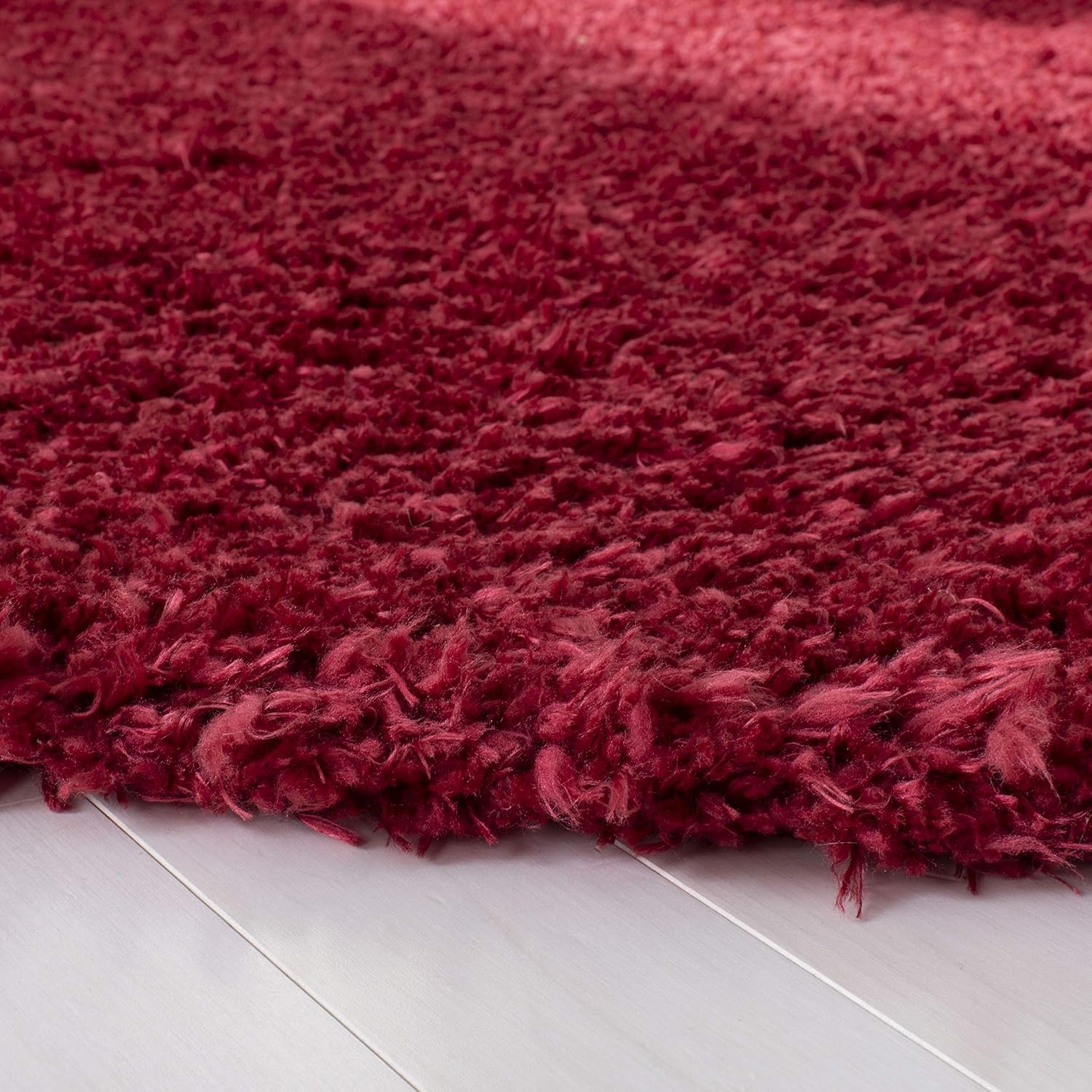 image:imageSAFAVIEH Area Rug 8x10 Madrid Shag Collection Large Charcoal Solid Pattern NonShedding amp Easy Cleaning Ultra Plush Thick Pile Ideal for Living Room Bedroom Dining Space MDG256HRed
