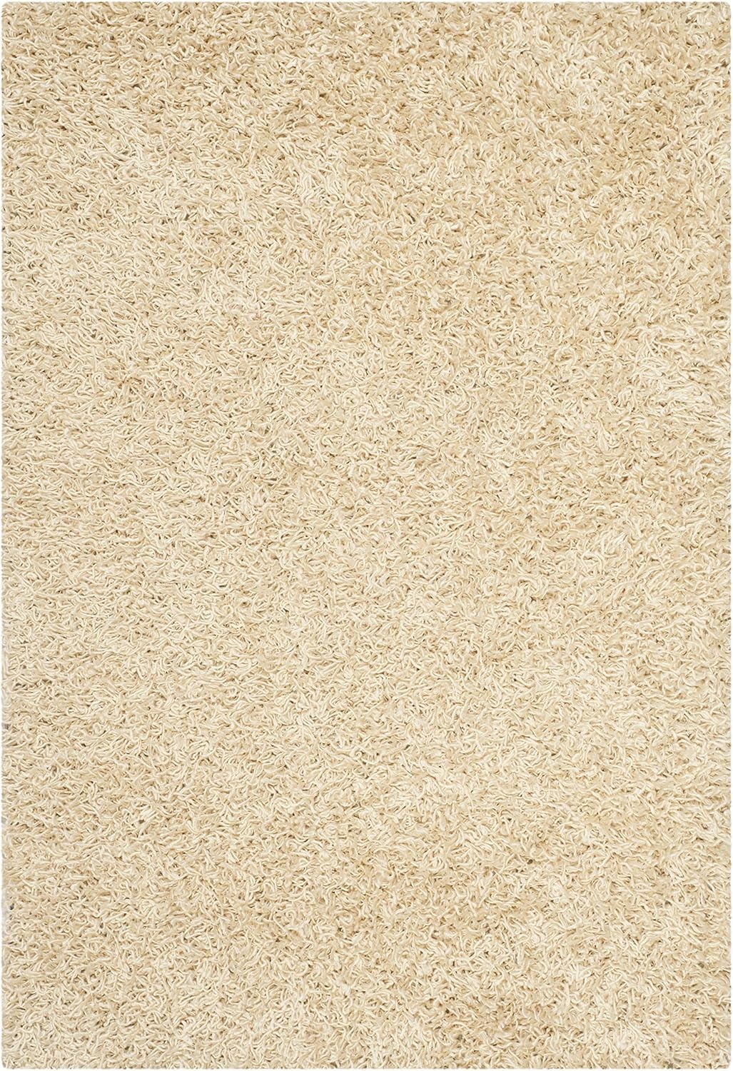 image:imageSAFAVIEH Area Rug 8x10 Monterey Shag Collection Large Creme Handmade Plush Thick Pile Ideal for Living Room Bedroom Dining Space SG851CCreme