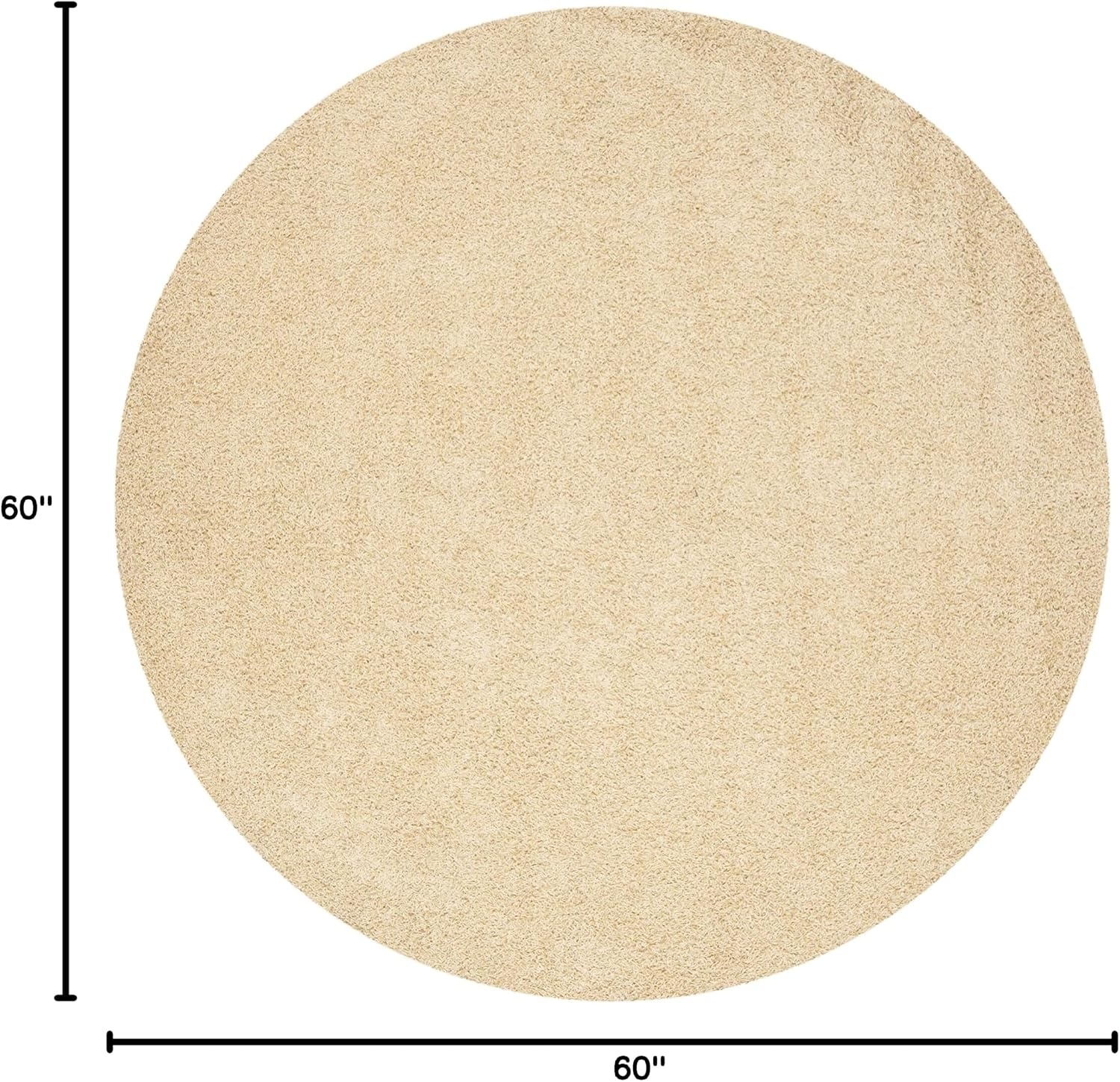 image:imageSAFAVIEH Area Rug 8x10 Monterey Shag Collection Large Creme Handmade Plush Thick Pile Ideal for Living Room Bedroom Dining Space SG851CCreme