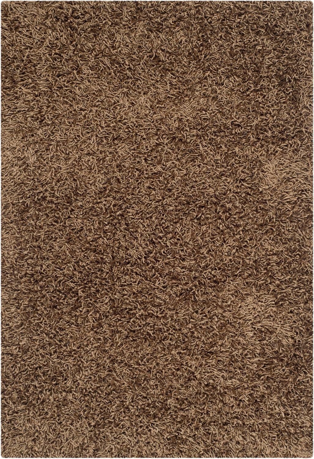 image:imageSAFAVIEH Area Rug 8x10 Monterey Shag Collection Large Creme Handmade Plush Thick Pile Ideal for Living Room Bedroom Dining Space SG851CLight Brown