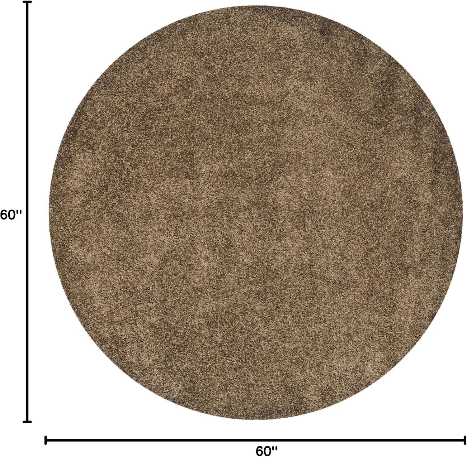 image:imageSAFAVIEH Area Rug 8x10 Monterey Shag Collection Large Creme Handmade Plush Thick Pile Ideal for Living Room Bedroom Dining Space SG851CLight Brown