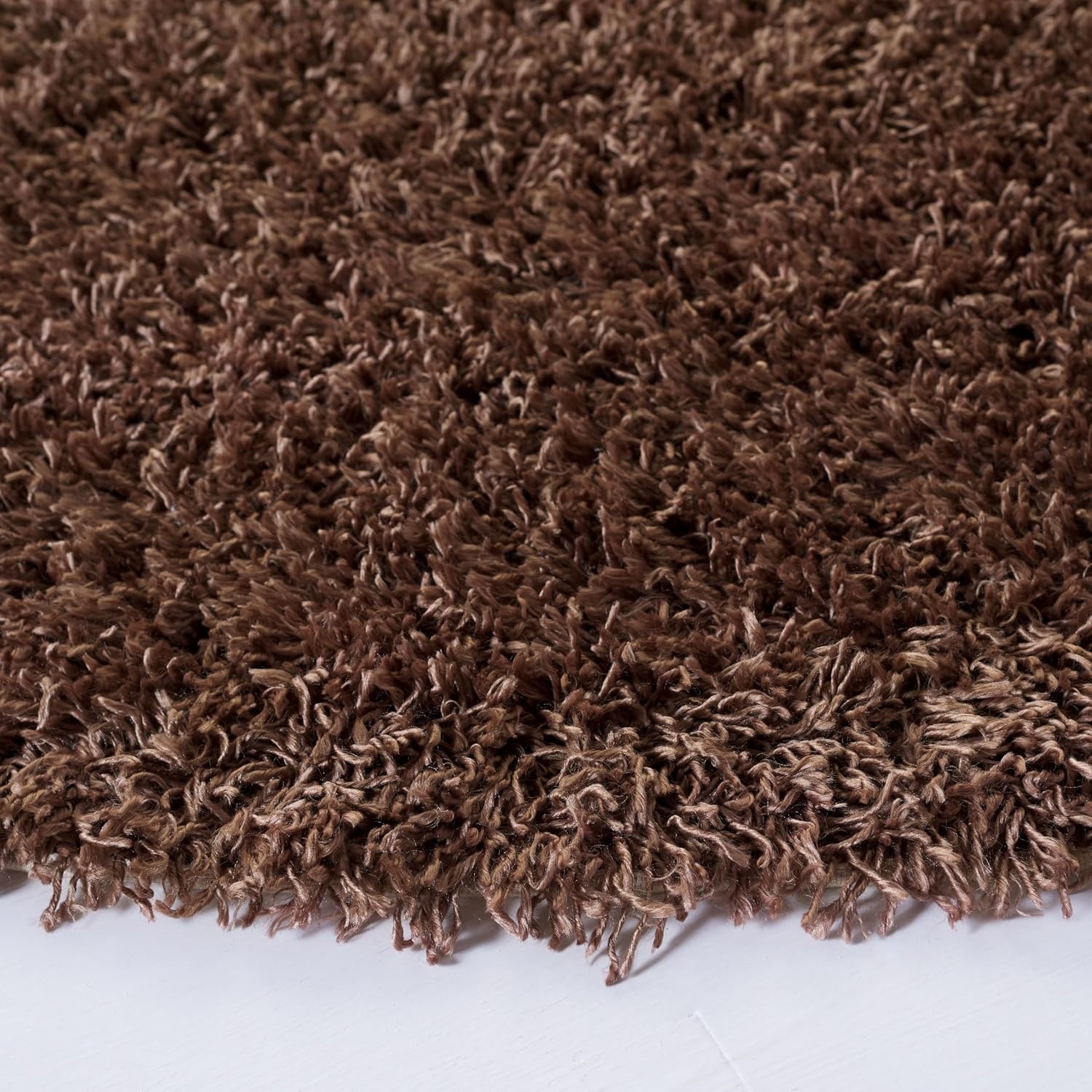 image:imageSAFAVIEH Area Rug 8x10 Monterey Shag Collection Large Creme Handmade Plush Thick Pile Ideal for Living Room Bedroom Dining Space SG851CLight Brown