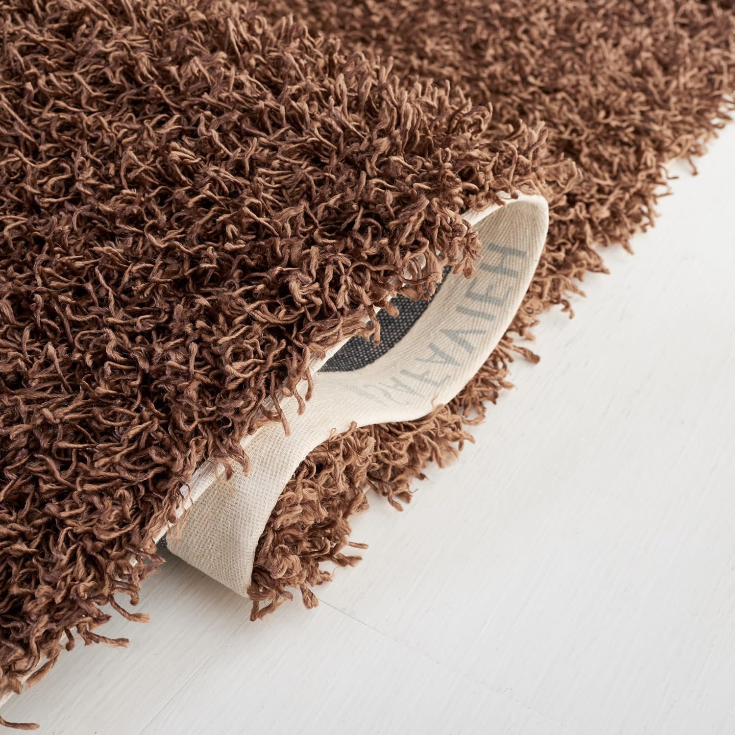 image:imageSAFAVIEH Area Rug 8x10 Monterey Shag Collection Large Creme Handmade Plush Thick Pile Ideal for Living Room Bedroom Dining Space SG851CLight Brown