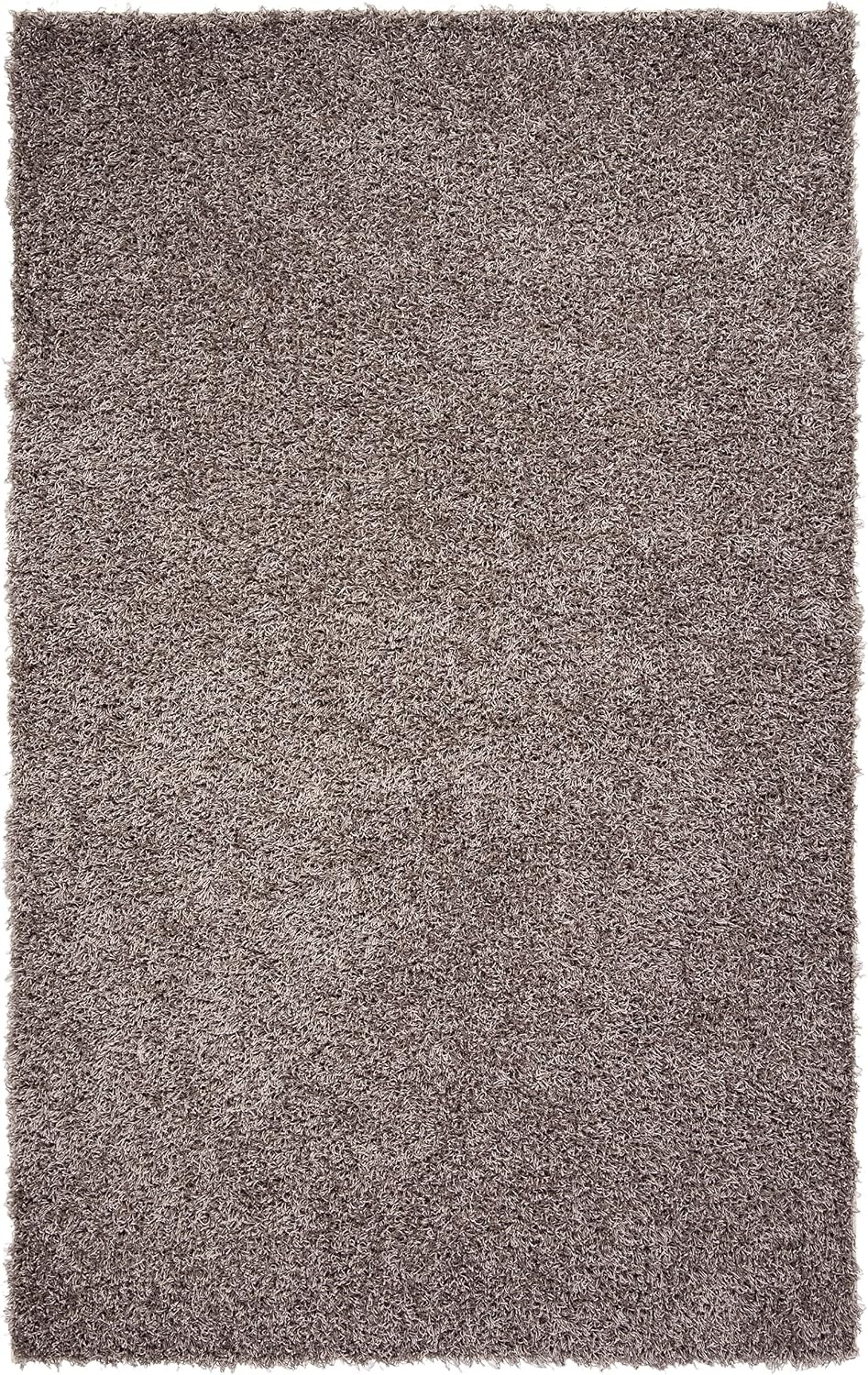 image:imageSAFAVIEH Area Rug 8x10 Monterey Shag Collection Large Creme Handmade Plush Thick Pile Ideal for Living Room Bedroom Dining Space SG851CSilver
