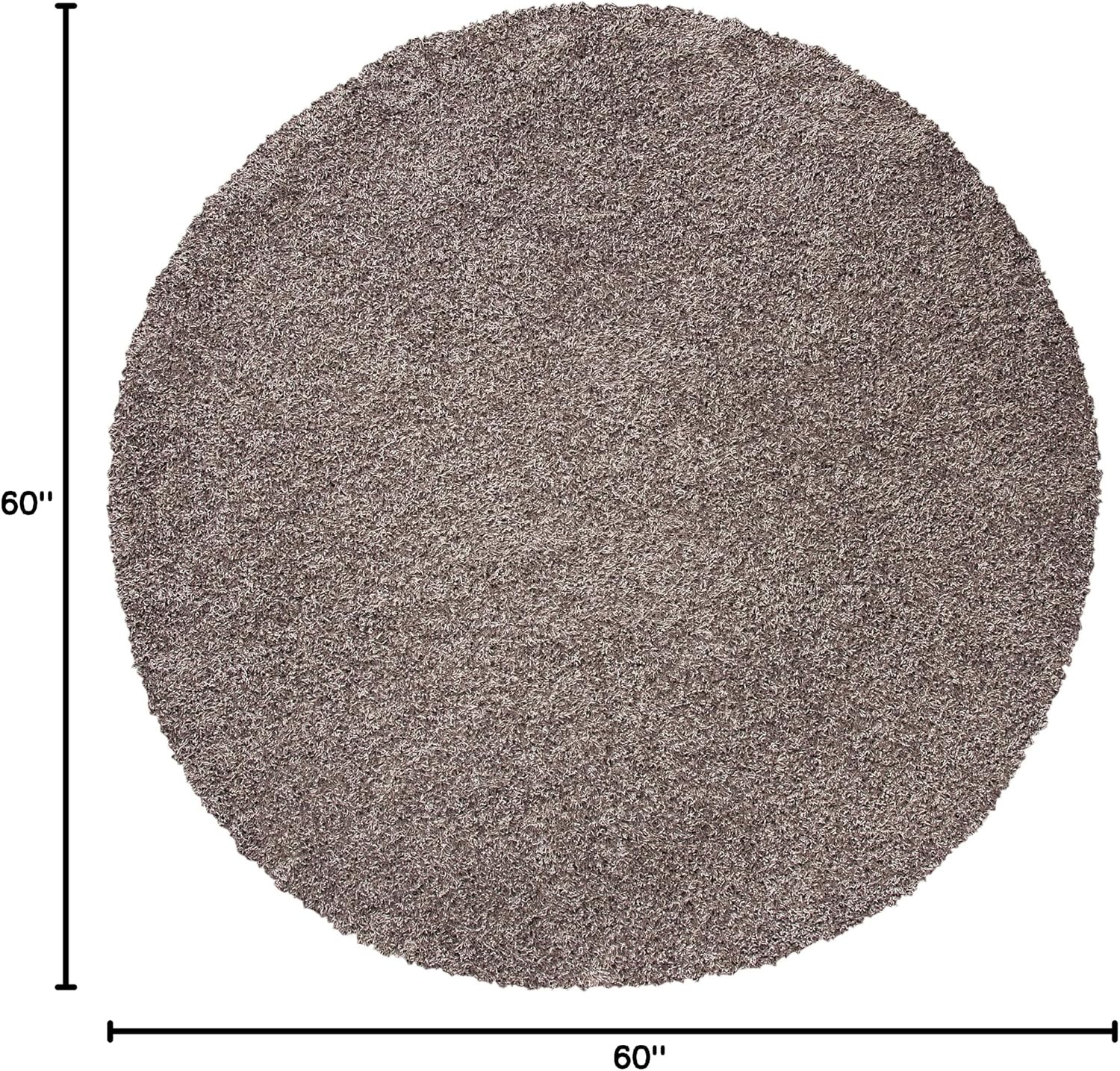 image:imageSAFAVIEH Area Rug 8x10 Monterey Shag Collection Large Creme Handmade Plush Thick Pile Ideal for Living Room Bedroom Dining Space SG851CSilver