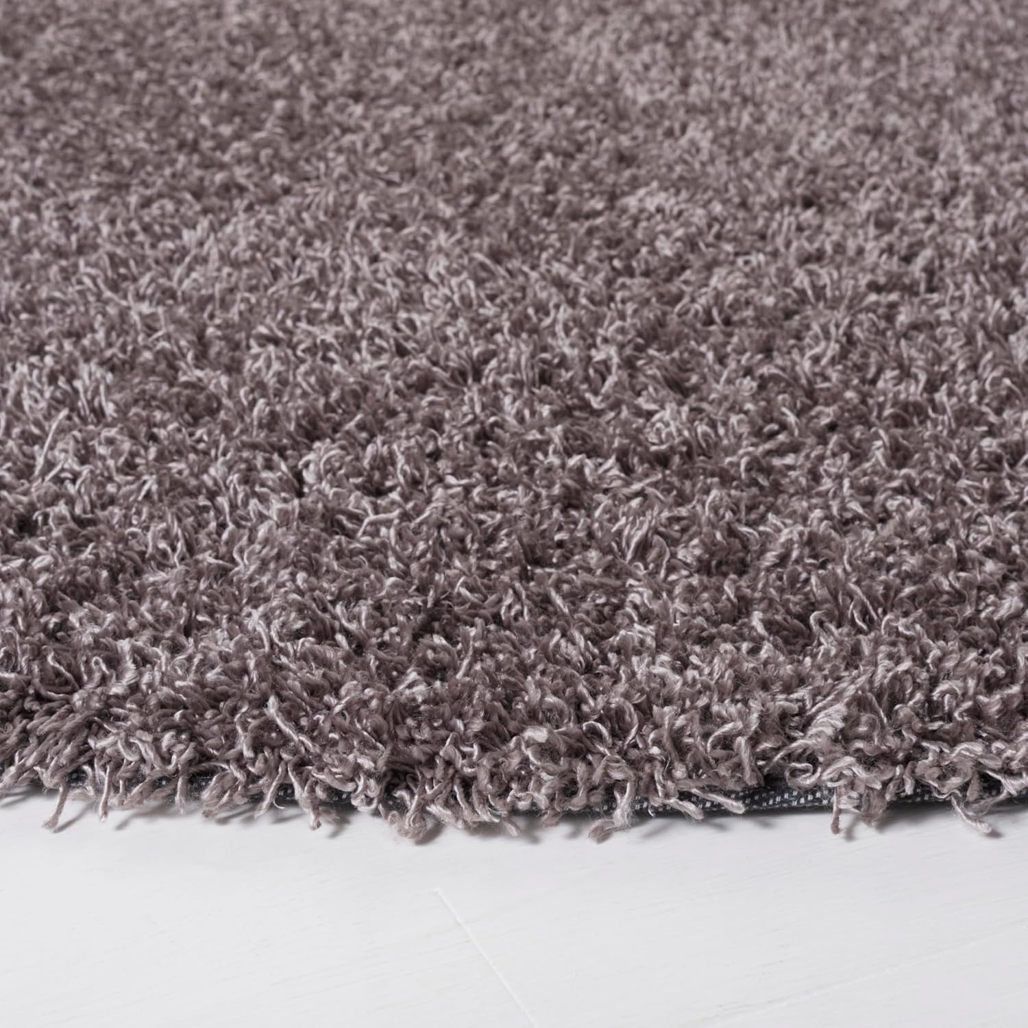 image:imageSAFAVIEH Area Rug 8x10 Monterey Shag Collection Large Creme Handmade Plush Thick Pile Ideal for Living Room Bedroom Dining Space SG851CSilver