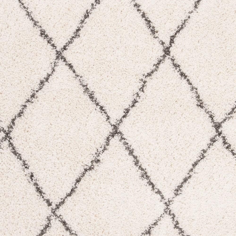 image:imageSAFAVIEH Area Rug 8x10 Moroccan Fringe Shag Collection Large Ivory amp Grey Boho Design NonShedding amp Easy Cleaning Plush Thick Pile Ideal for Living Room Bedroom Dining Space MFG332AGreyIvory